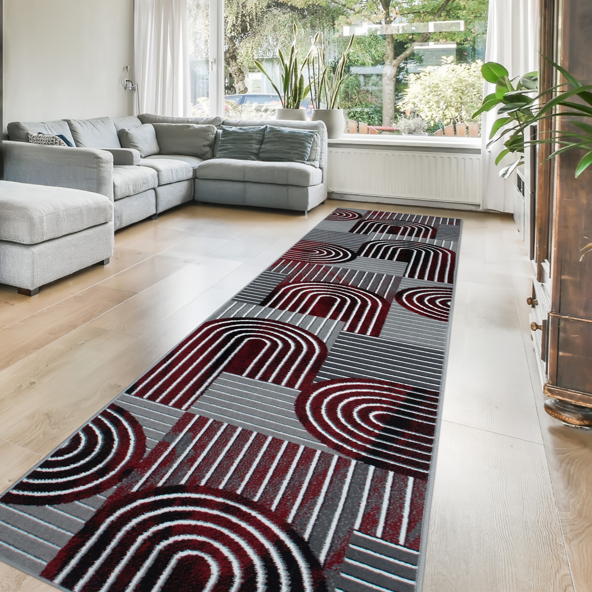 OTTO home Läufer »Lyssandra« rechteckig 8 mm Höhe 3D-Effekt, softer Kurzflor, pflegeleicht, leichter Glanz, Scandi-Look