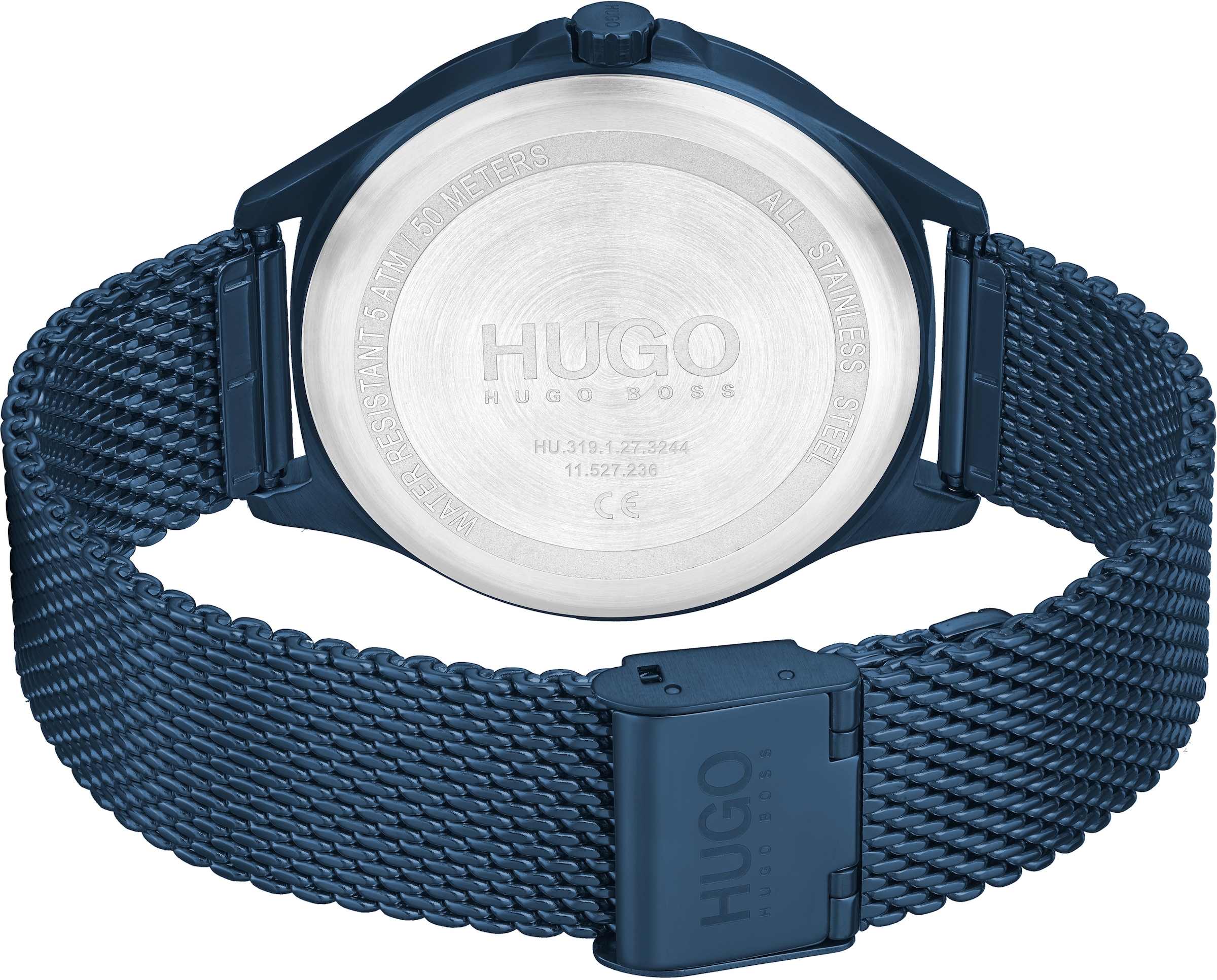 HUGO Quarzuhr »#SMASH, 1530136«, Armbanduhr, Herrenuhr, Mineralglas, anlog