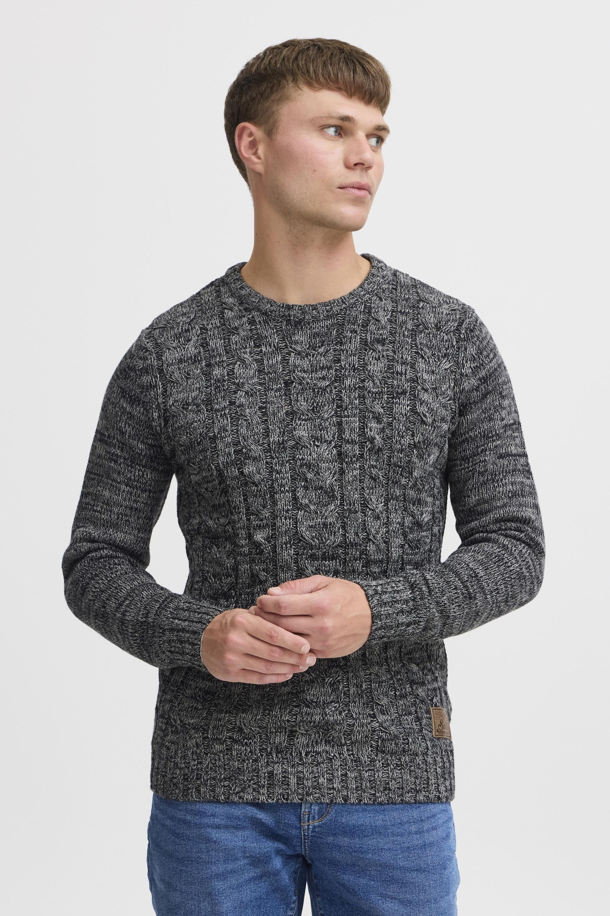 !Solid Strickfleece-Pullover »Strickpullover SDPhilemon«