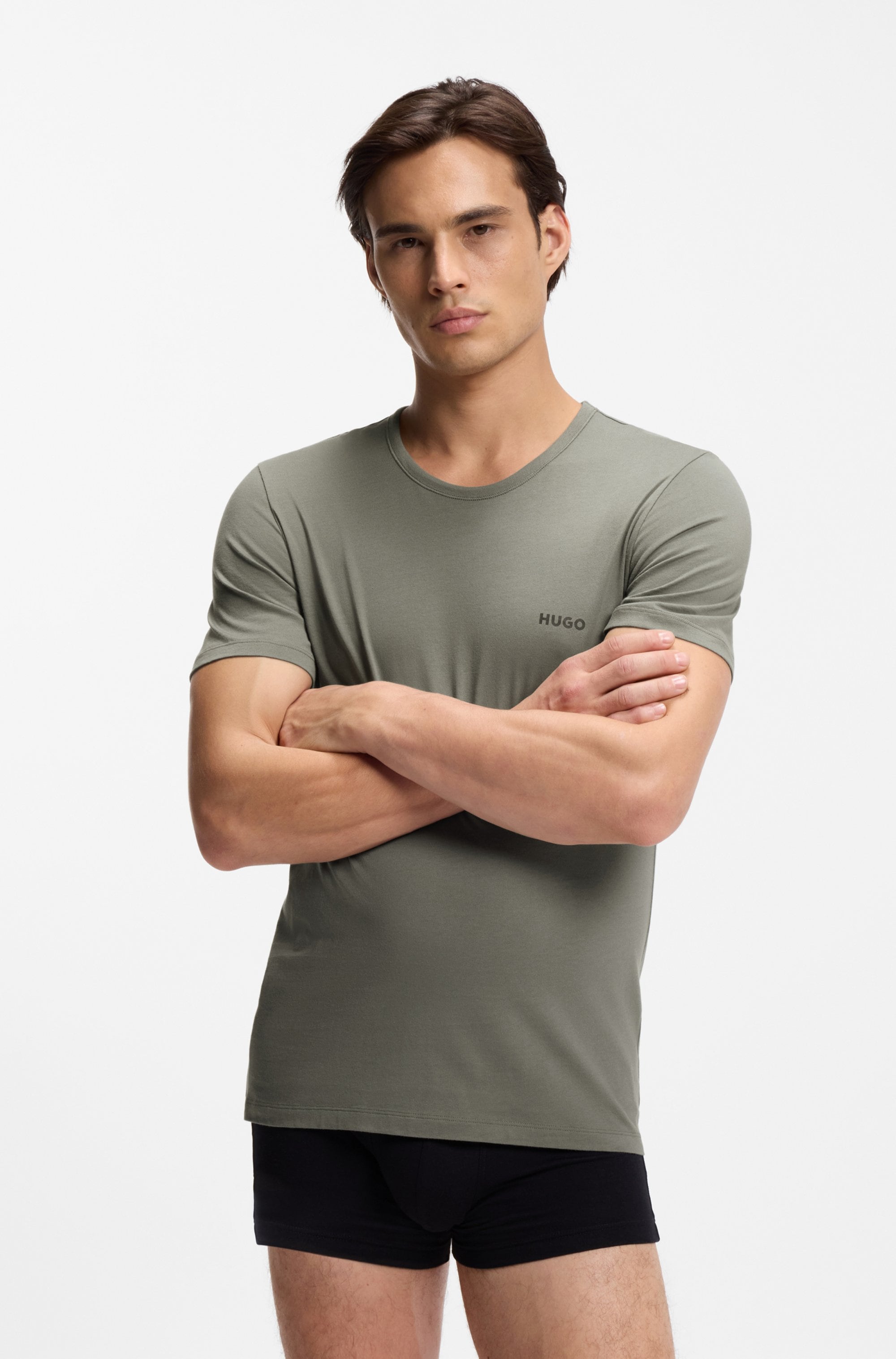 HUGO Underwear T-Shirt »RN TRIPL« Packung, 3 tlg. mit Rundhalsausschnitt