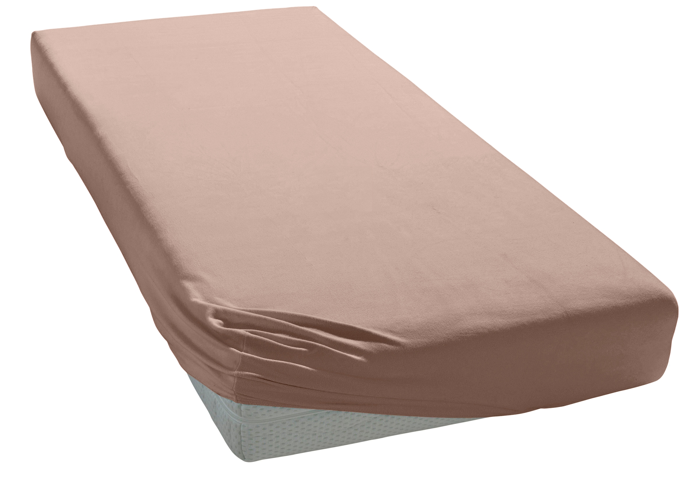 My Home Spannbettlaken »PAPRIKA« Bettlaken in rot, Größe 160x200 18