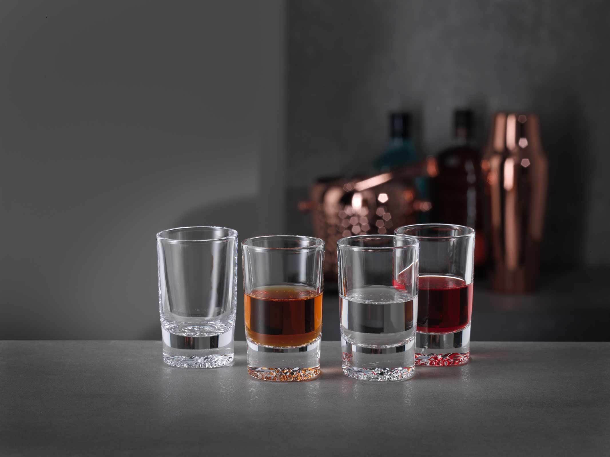 SPIEGELAU Schnapsglas »Shotgläser Lounge 2.0 55 ml 4er Set transparent«