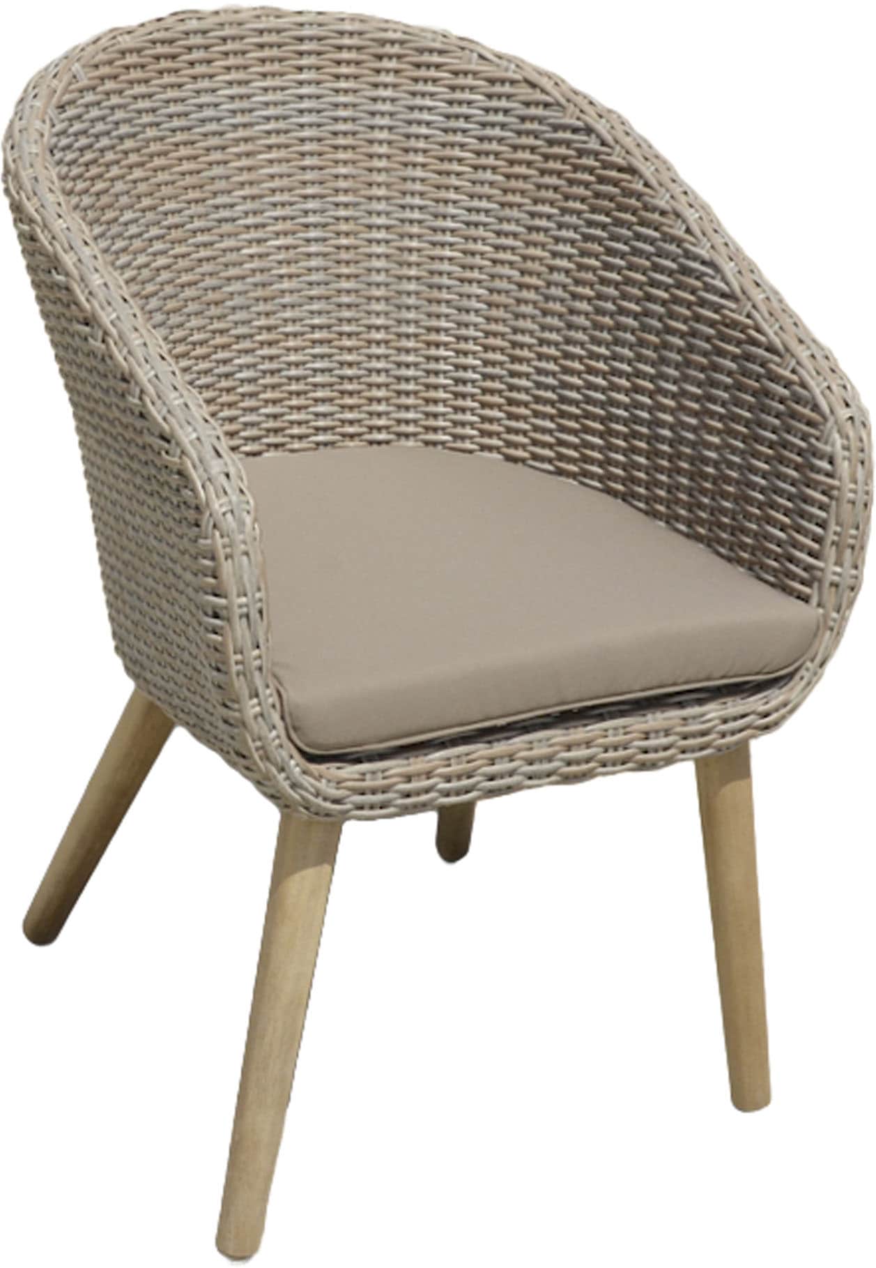 Garden Pleasure Garten-Essgruppe », Tischgruppe »OAKLAND/VISALIA Set 01«« Set,  4 Sessel, Tisch LxB: 200x100 cm, inkl Auflagen