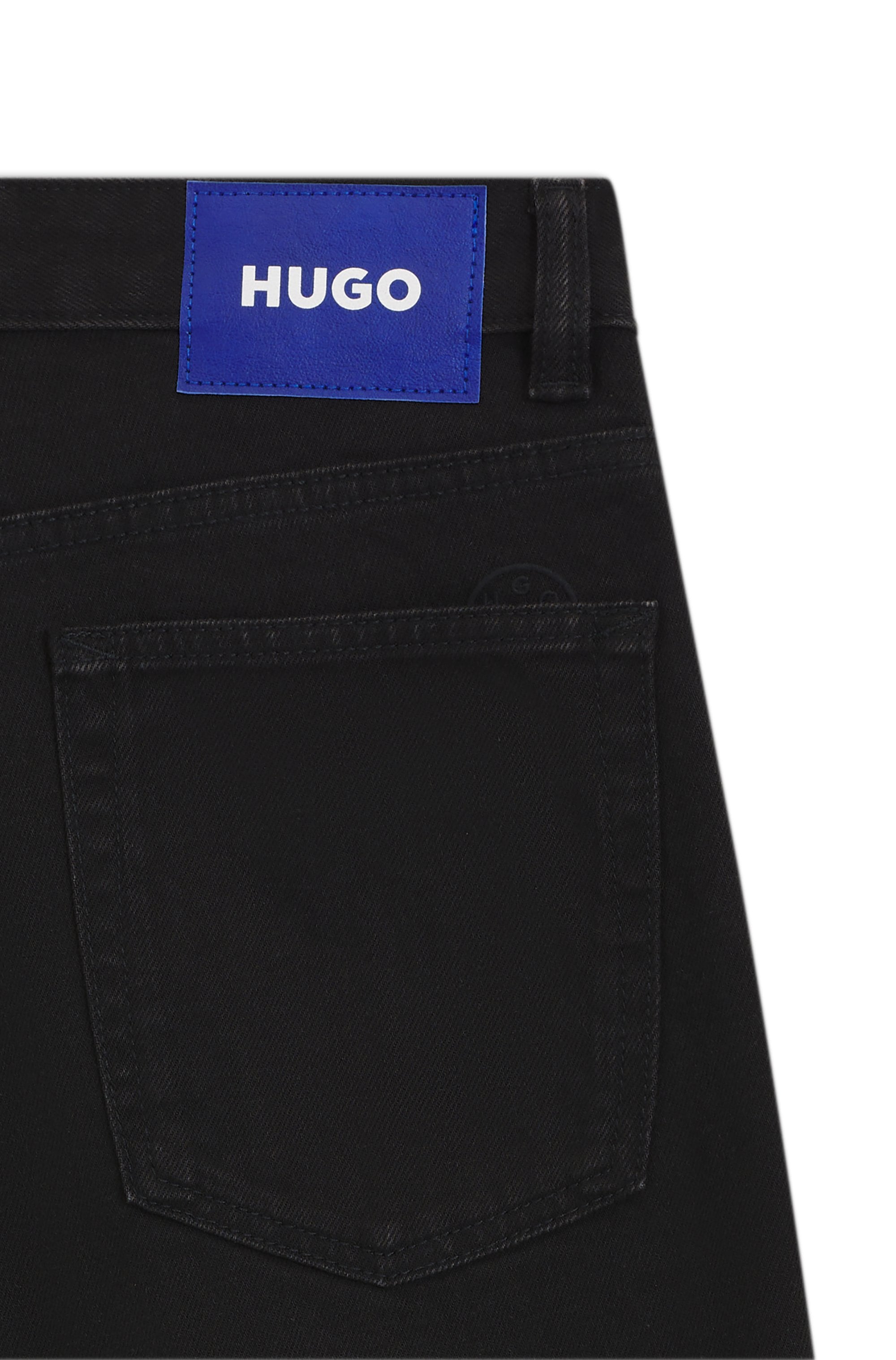 HUGO Blue Mom-Jeans »Noe«, Straight Fit Jeans mit hoher Leibhöhe