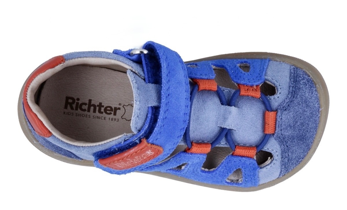 Richter Barfußschuh »Samy«  Babyschuh, Klettschuh, Größenschablone zum Download, mit WMS