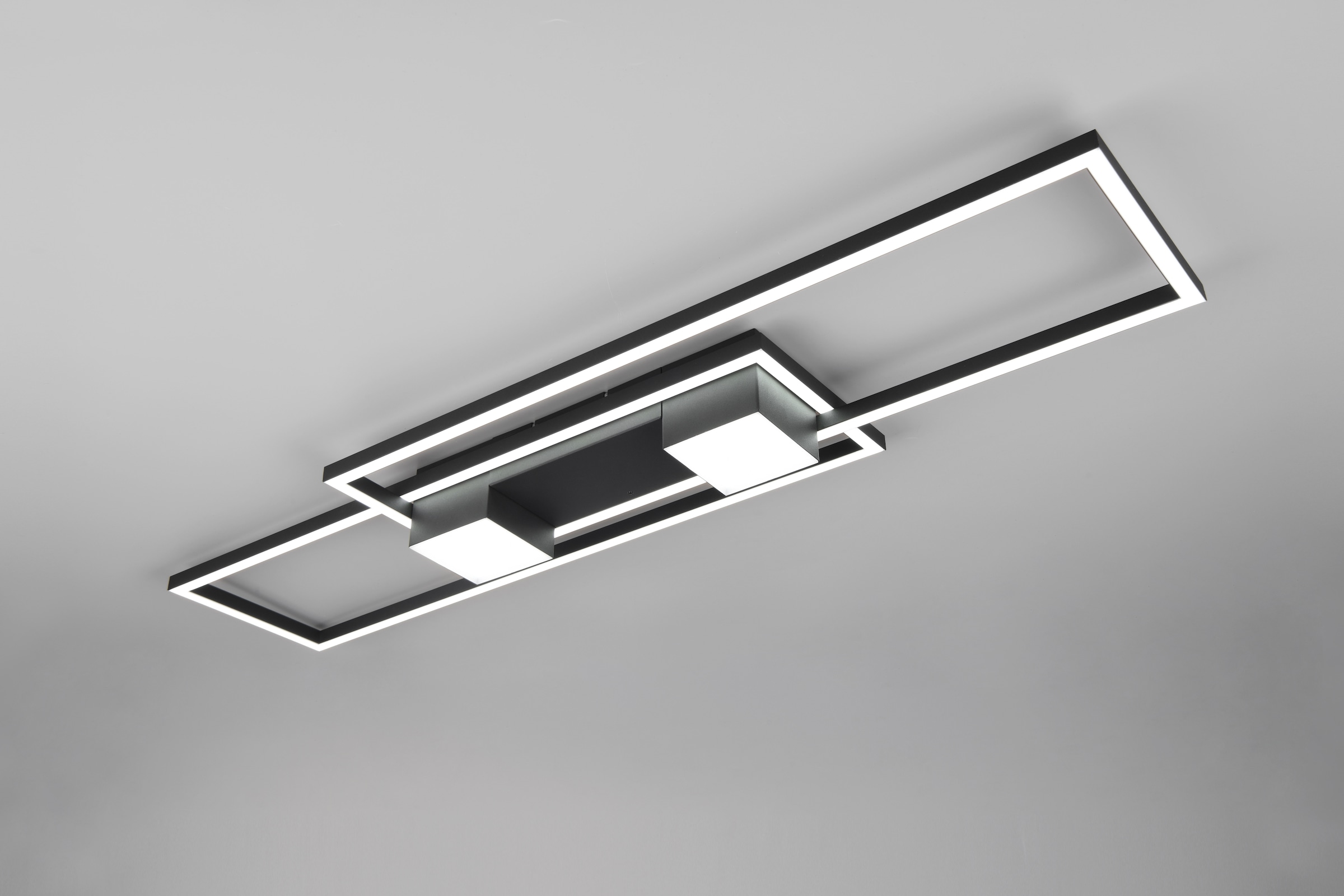 TRIO Leuchten LED Deckenleuchte »ALBANY LED Deckenlampe 37W 4300 Lumen warmweiß bis kaltweiß 2700-6500K« LED-Board 1 Stk. warmweiß - kaltweiß Fernbedienung, Lichtfarbe einstellbar, Memory, Nachtlicht, dimmbar