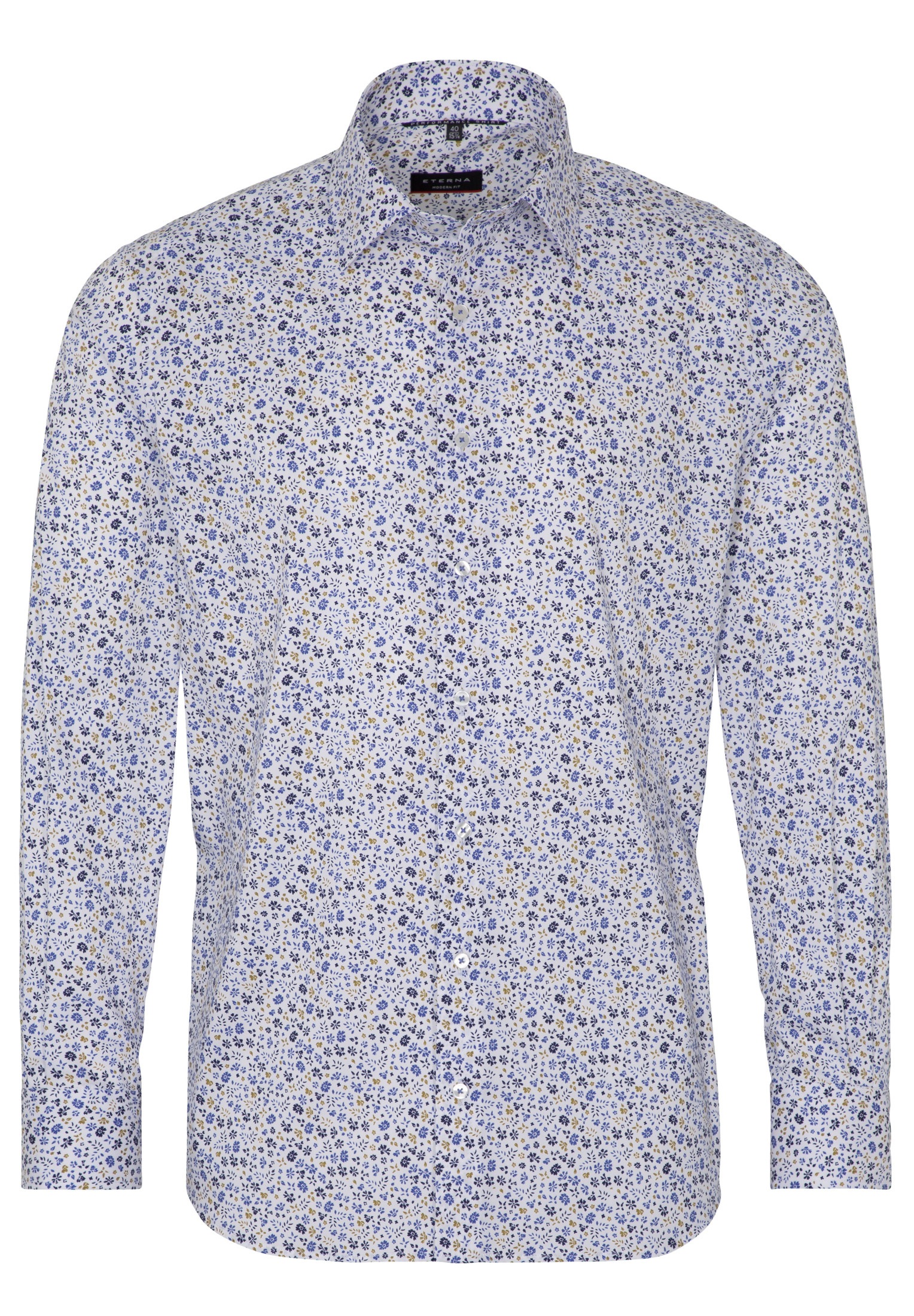 Eterna Langarmhemd »MODERN FIT« EASY IRON (bügelleicht)