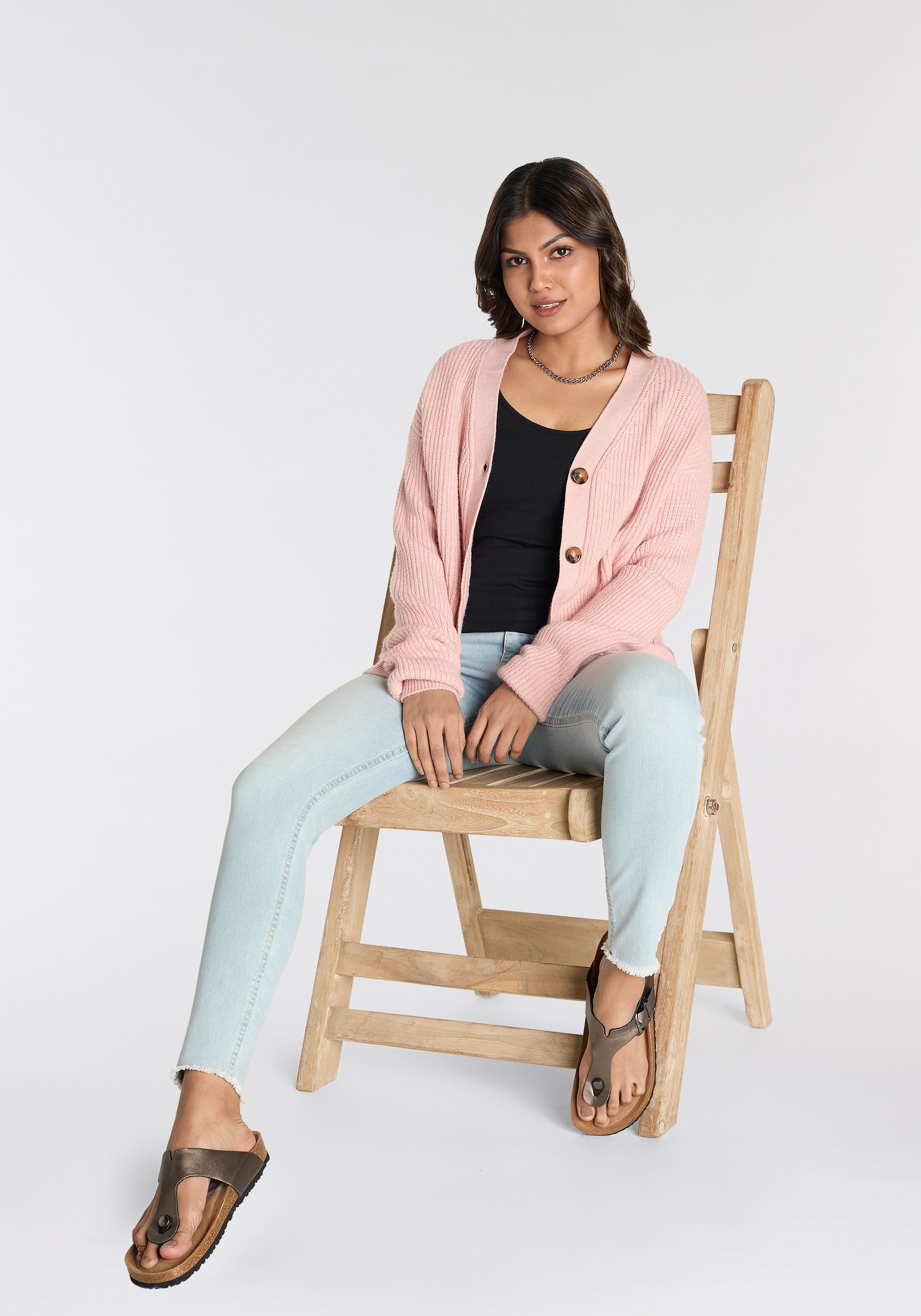 Laura Scott Longtop, (2-er Pack), mit Stretchanteil