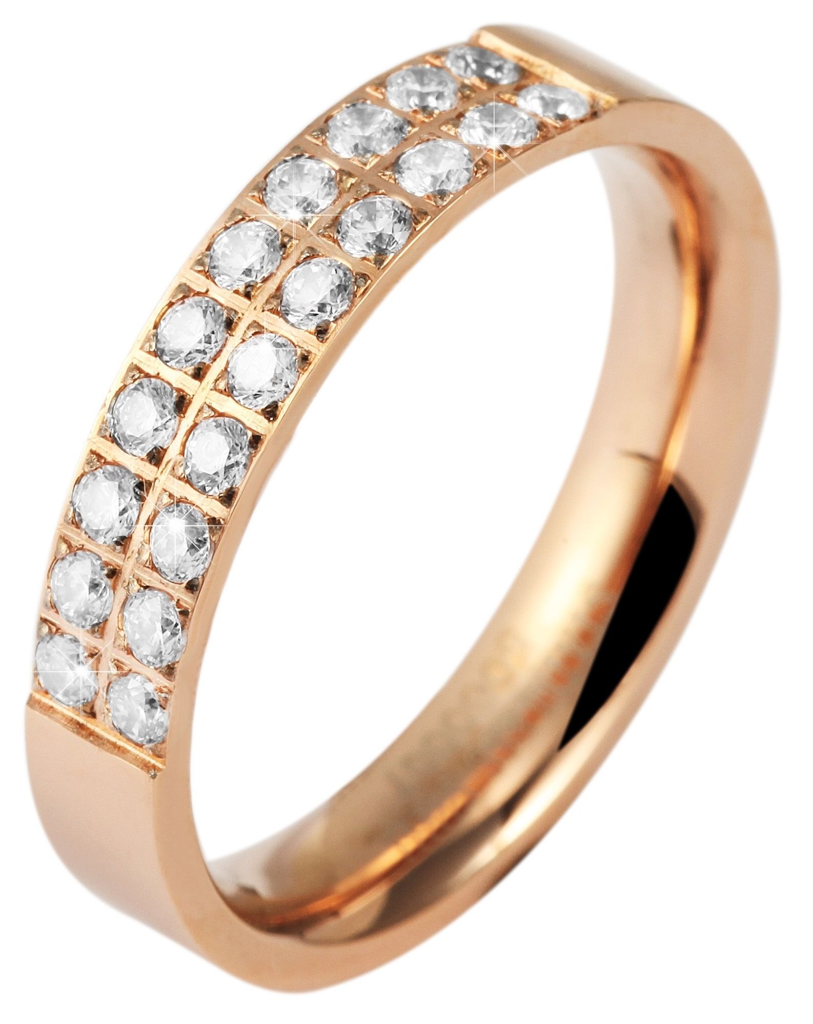 Adelia´s Fingerring »Damen Ring aus Edelstahl«