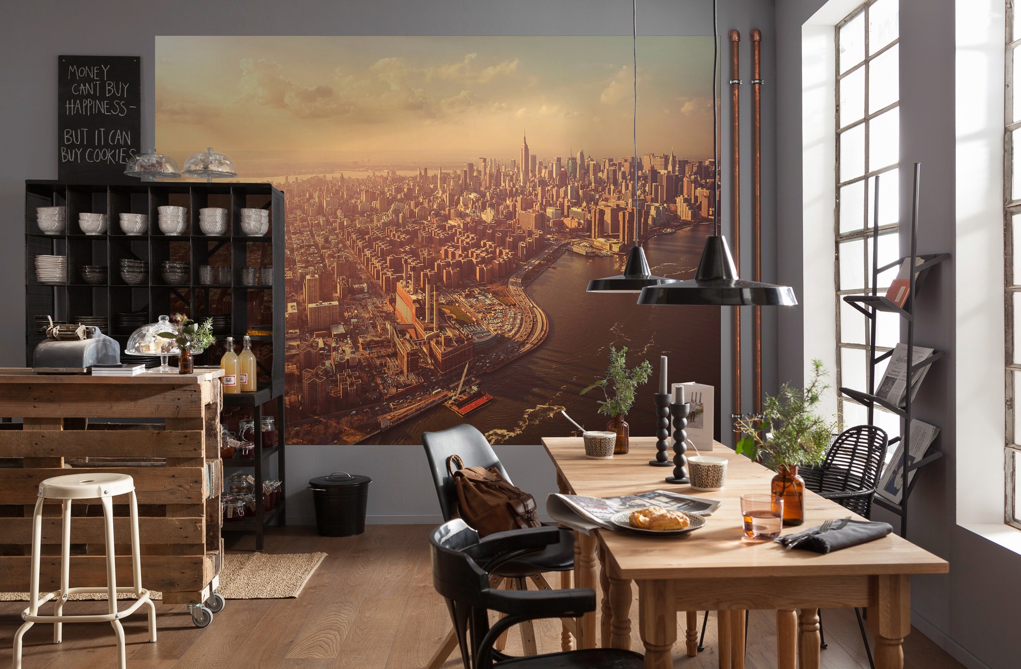 Komar Fototapete »Manhattan - Größe 254 x 184 cm«, bedruckt, Wohnzimmer, Schlafzimmer
