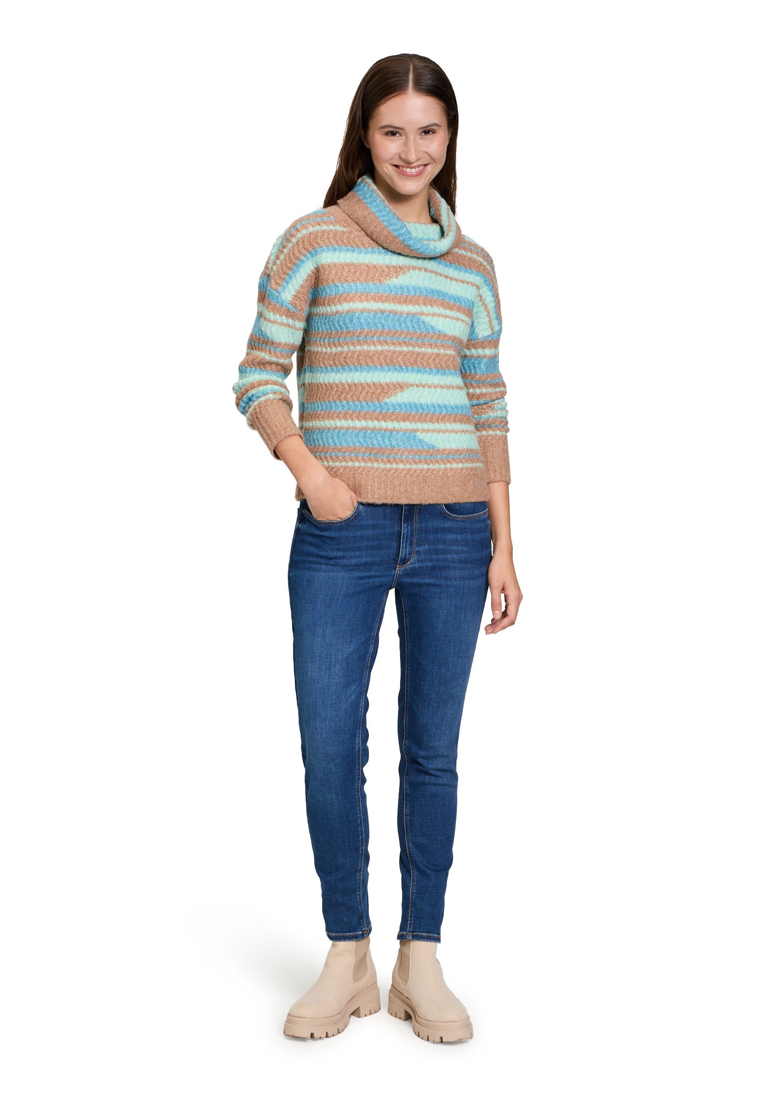 Betty&Co Strickpullover »Strickpullover mit Struktur«