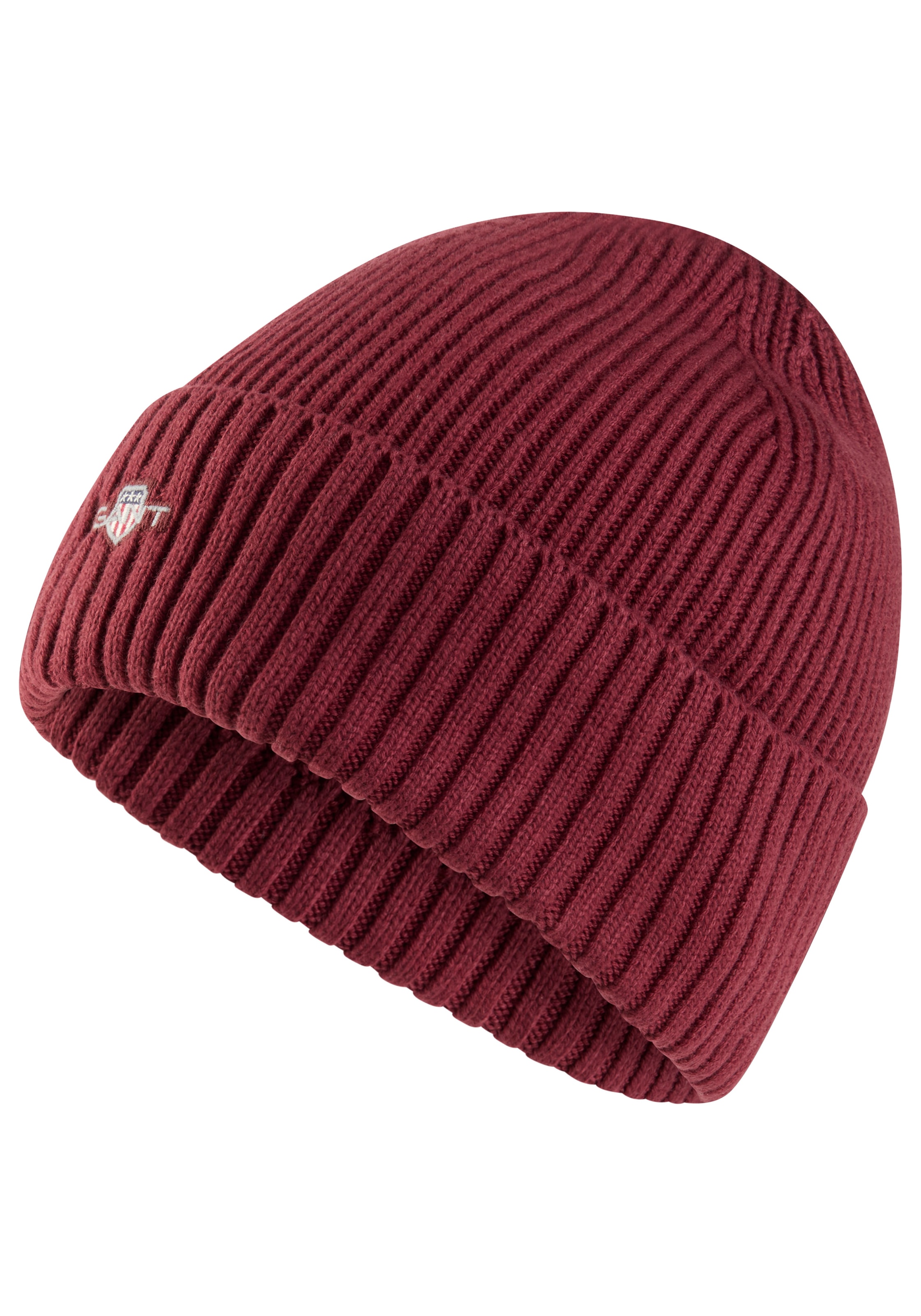 Gant Herren Strickmütze »COTTON BLEND LOGO BEANIE« Regular fit