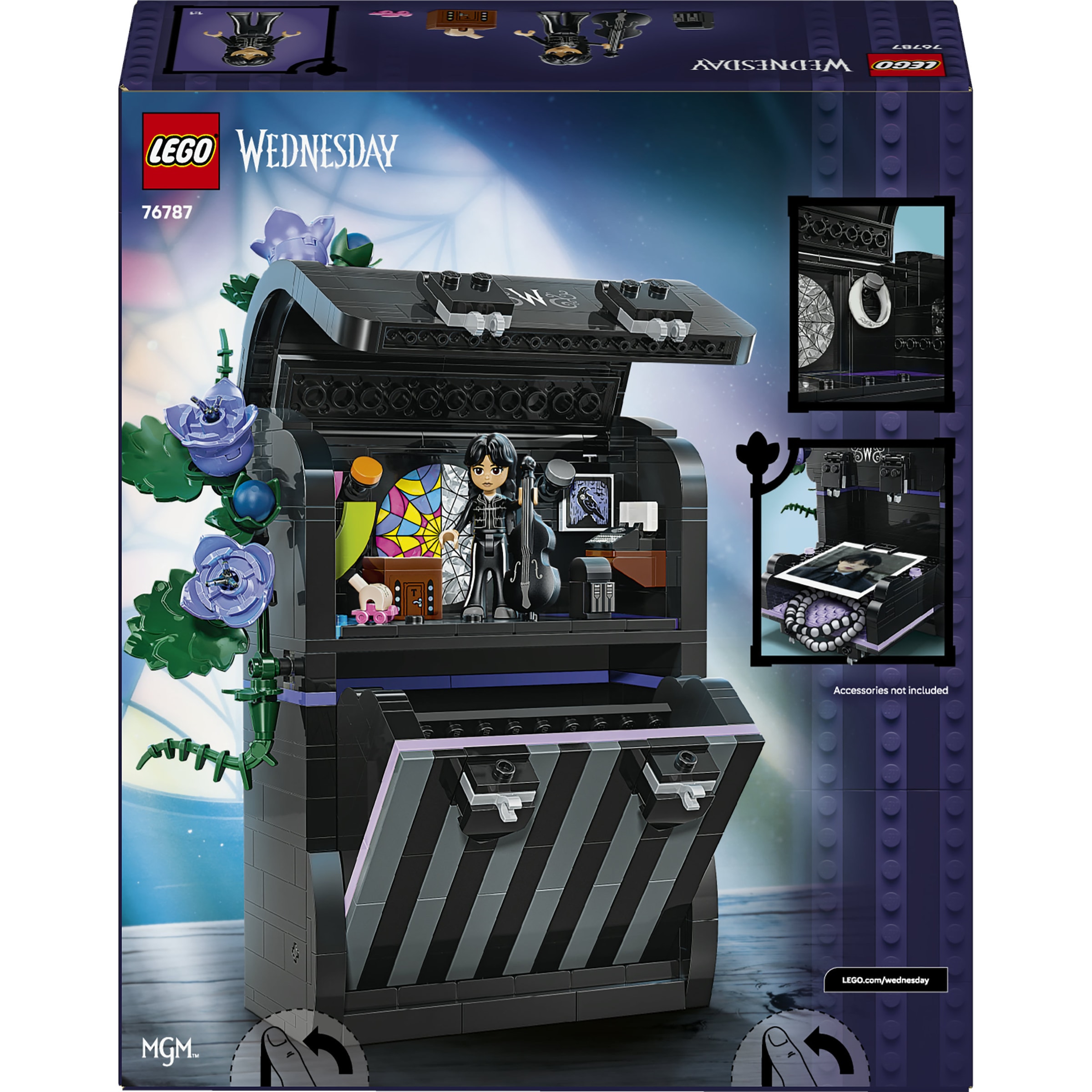 LEGO® Konstruktionsspielsteine »Wednesdays Rucksack (76787), LEGO Wednesday« Made in Europe