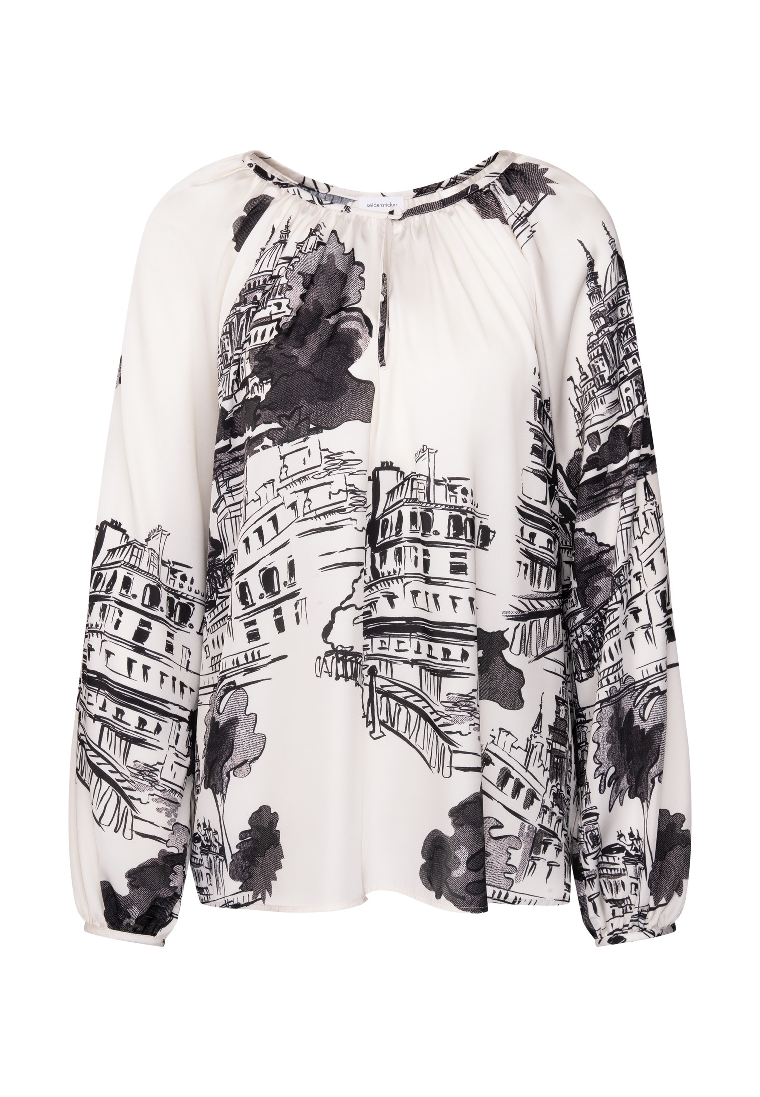 seidensticker Schlupfbluse »Schwarze Rose« 1/1 Druck