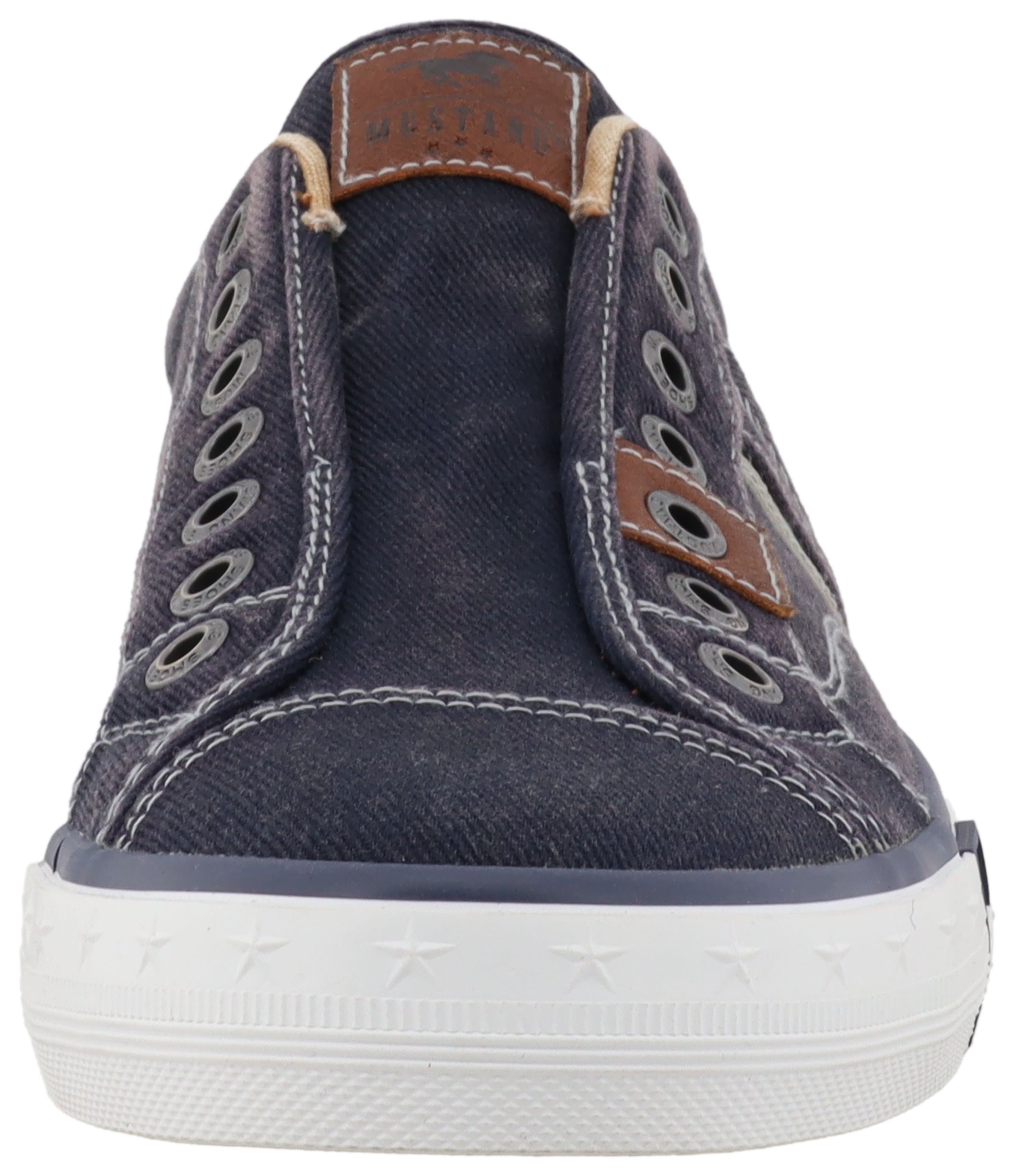 Mustang Shoes Slip-On Sneaker »Calogero«  Slipper, Freizeitschuh, Halbschuh mit Kontrastnähten