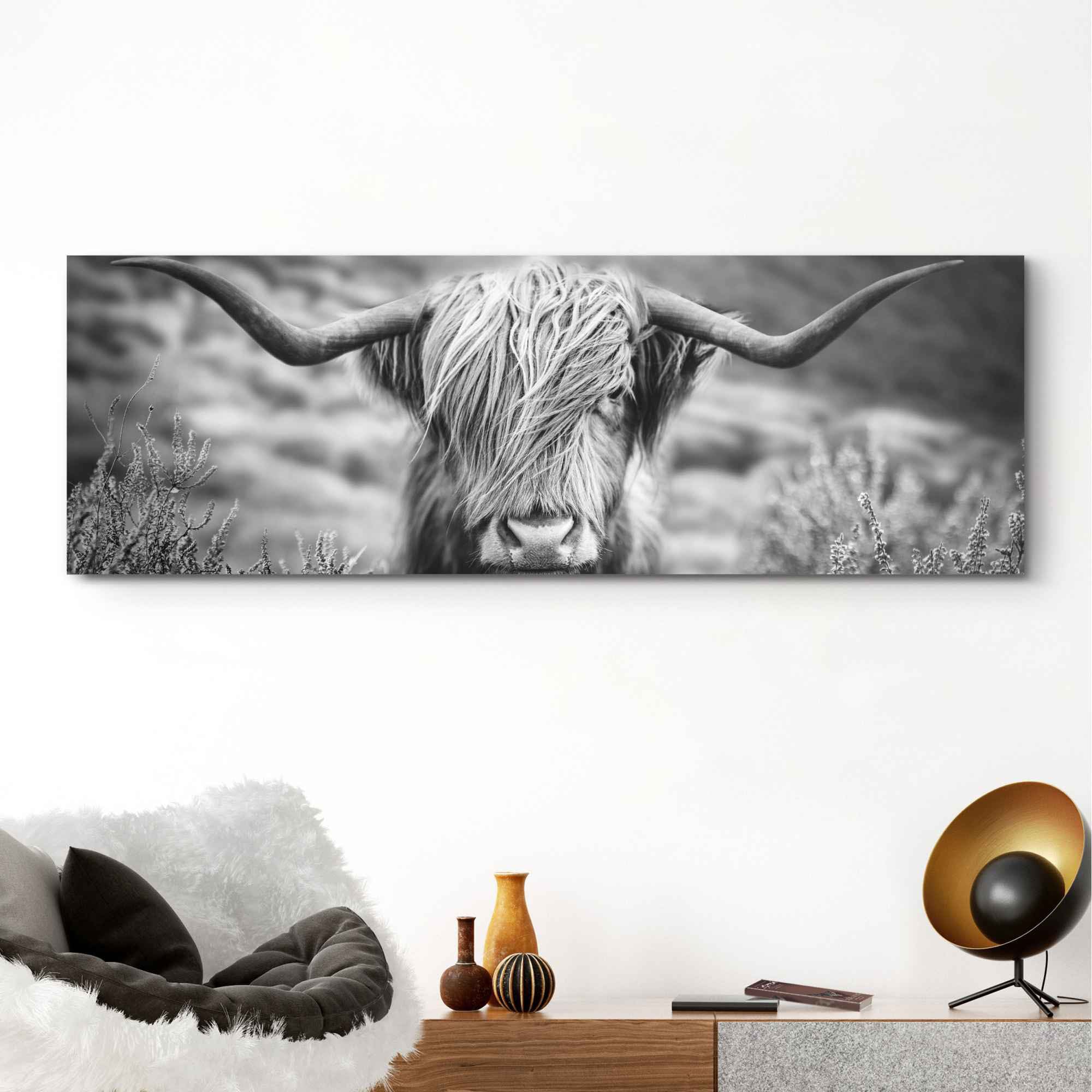 Reinders! Wandbild »Wandbild Highlander (1 Kuh, Bulle - OTTO Tiermotiv Hochlandrind St.) Nahaufnahme bei Bild«, 