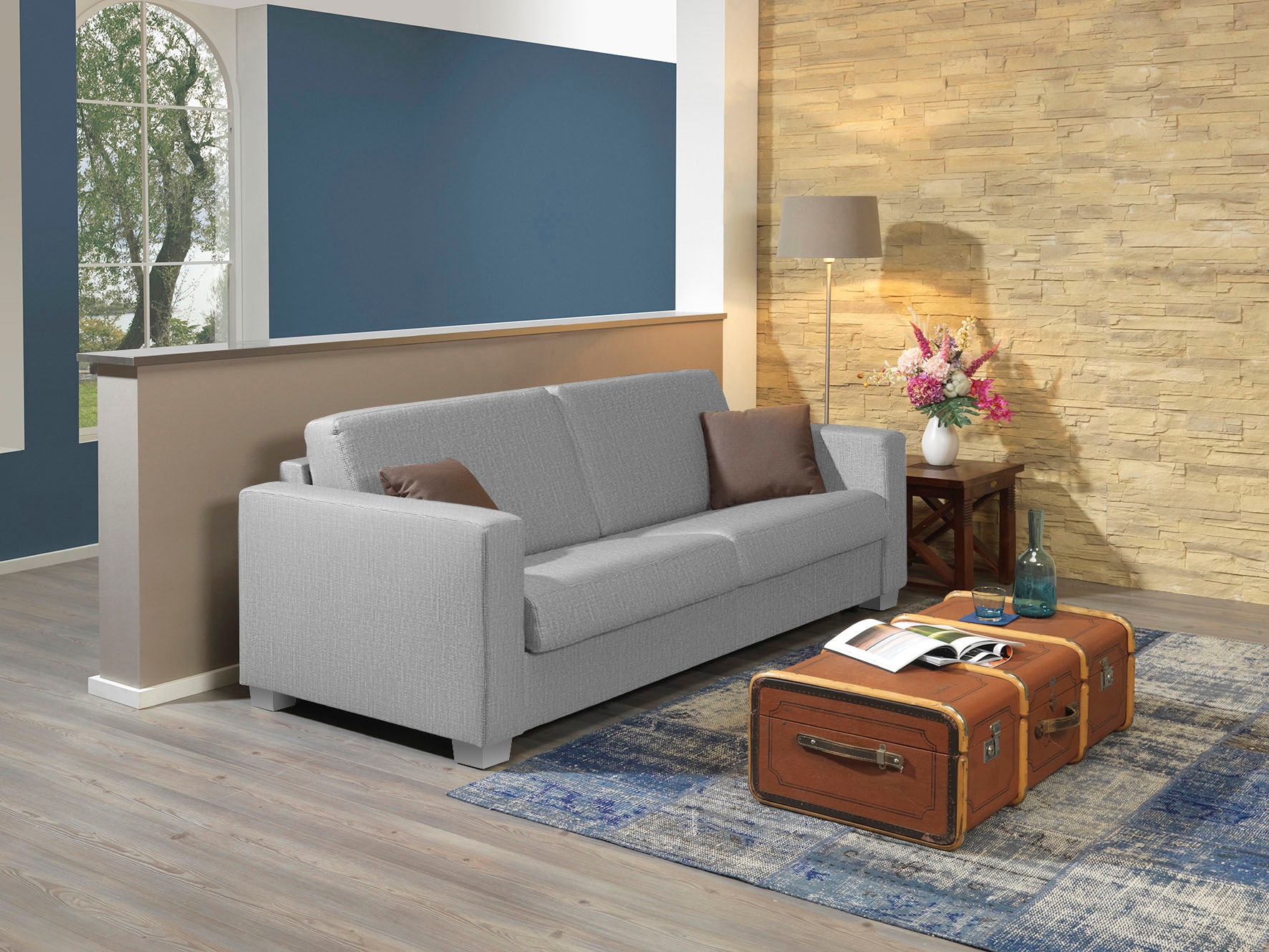 alina Schlafsofa »Verdi«, mit echter Kaltschaummatratze, zum Ausklappen, Breite 195 cm