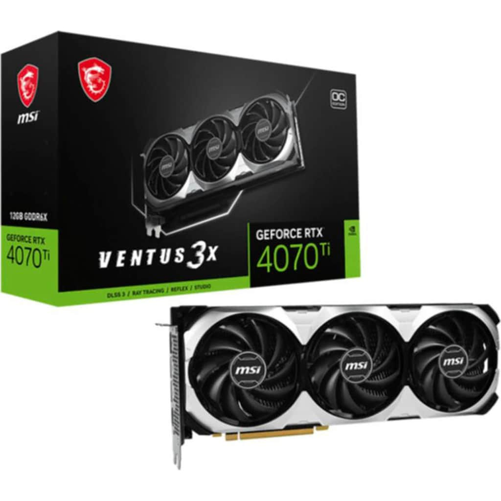 MSI Grafikkarte »GeForce RTX 4070 Ti VENTUS 3X 12G OC«