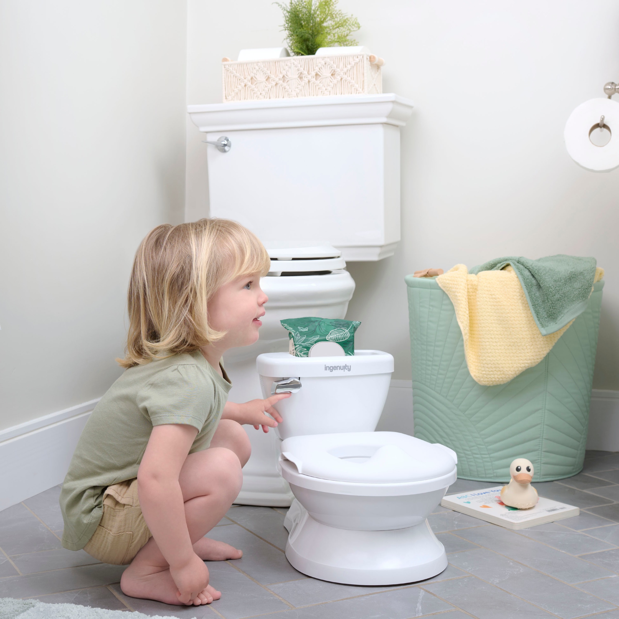 ingenuity Toilettentrainer »My Size Potty Pro™ - Weiß«