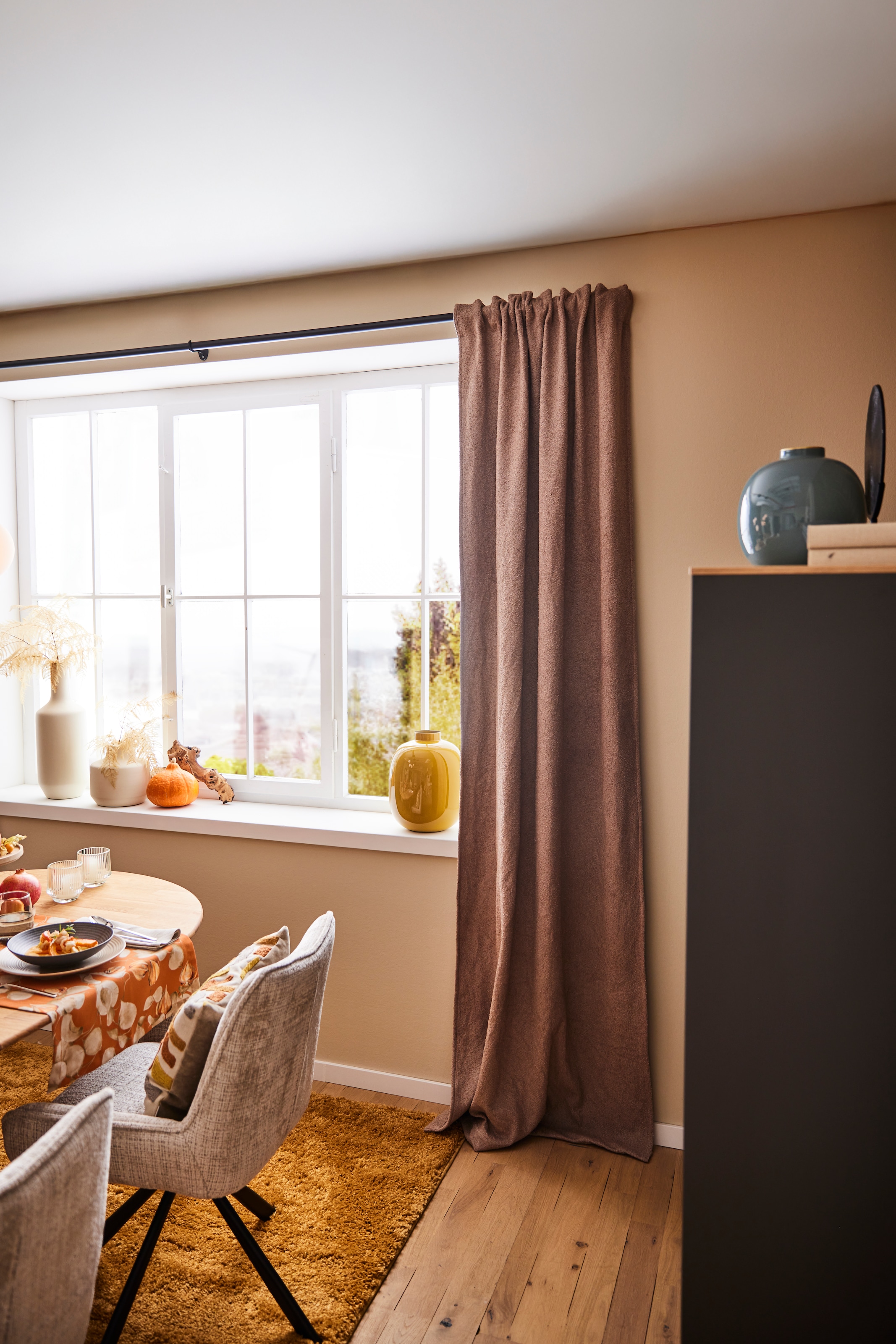 homsy by Ana Johnson Verdunkelungsvorhang »Bouclea« premium, verdunkelnd, hochwertig, modern, Wohn-/Schlafzimmer, Bouclé