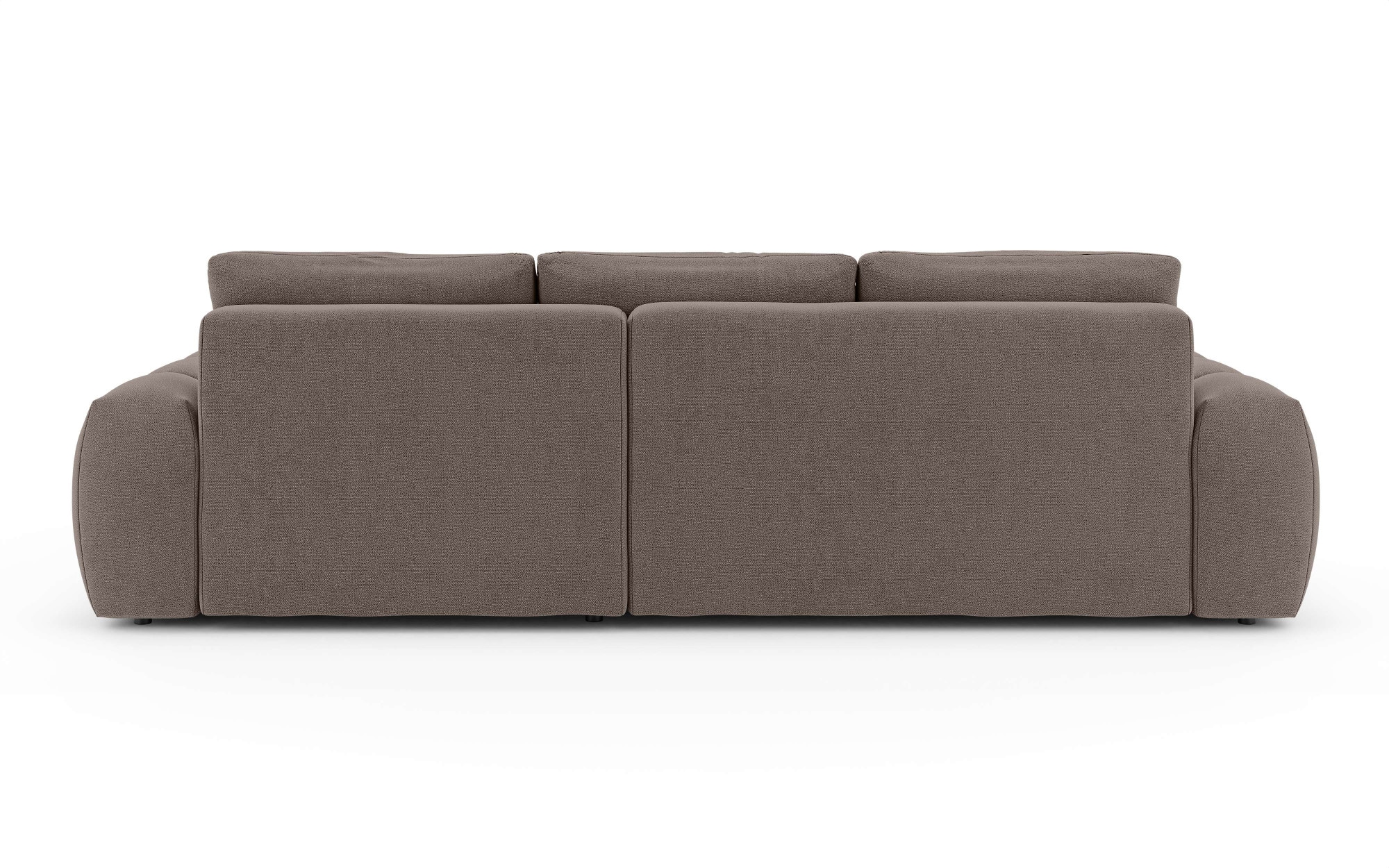 INOSIGN Ecksofa »AZITA klein optionale Schlafsofa mit Bettkasten, B/T/H: 270/166,5/84cm«, L-Form mit Wellenunterfederung, Bubble-Optik