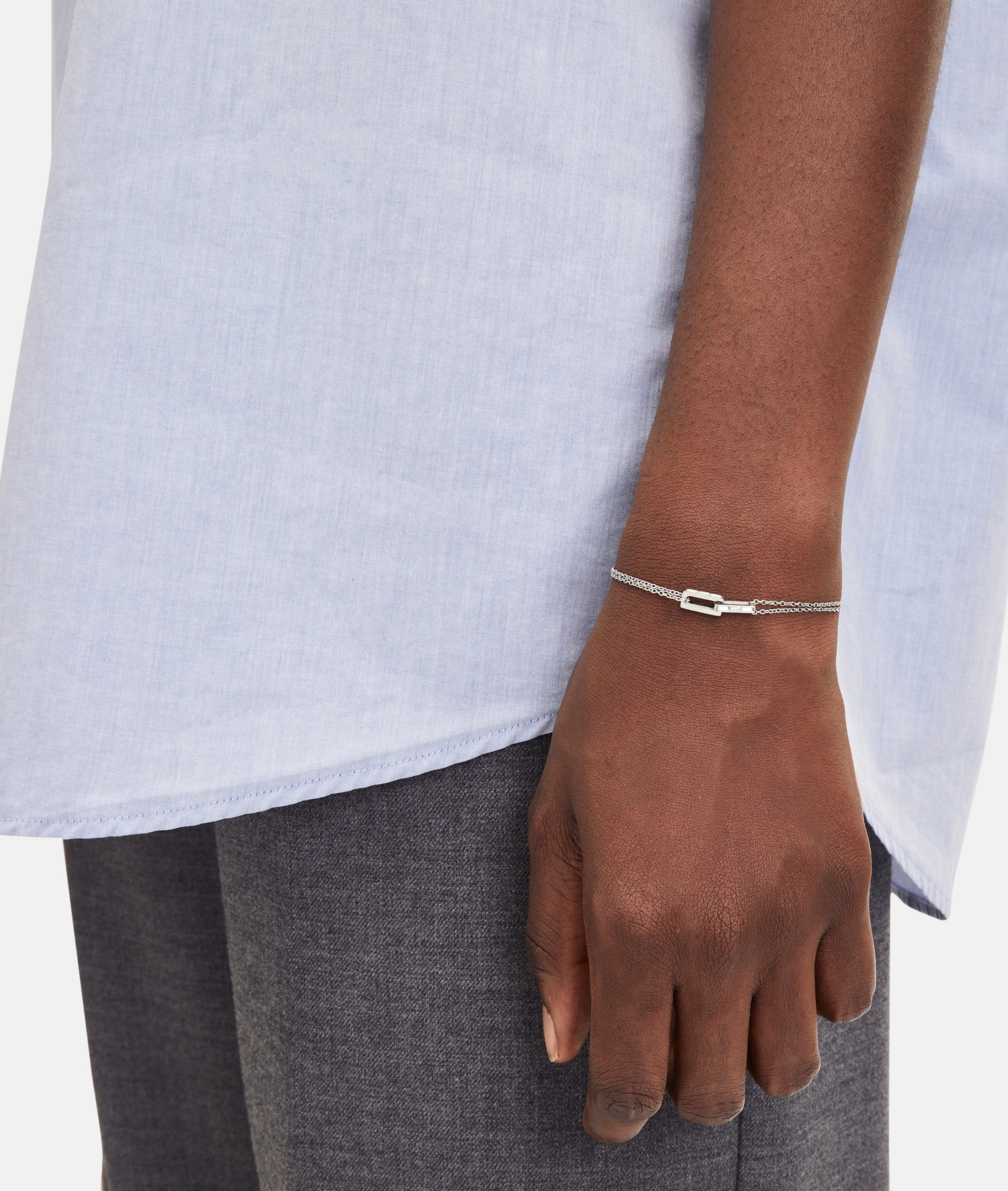 Liebeskind Berlin Armband »Schmuck Geschenk Edelstahl Armkette The Festive Mini Link Sparkle« mit Zirkonia (synth.)