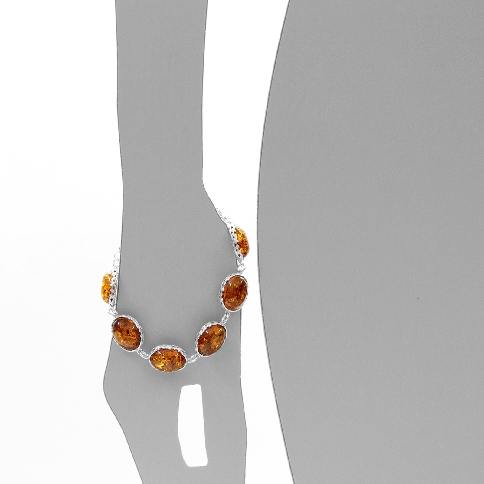 OSTSEE-SCHMUCK Armband »- Clara - Silber 925/000 - Bernstein«