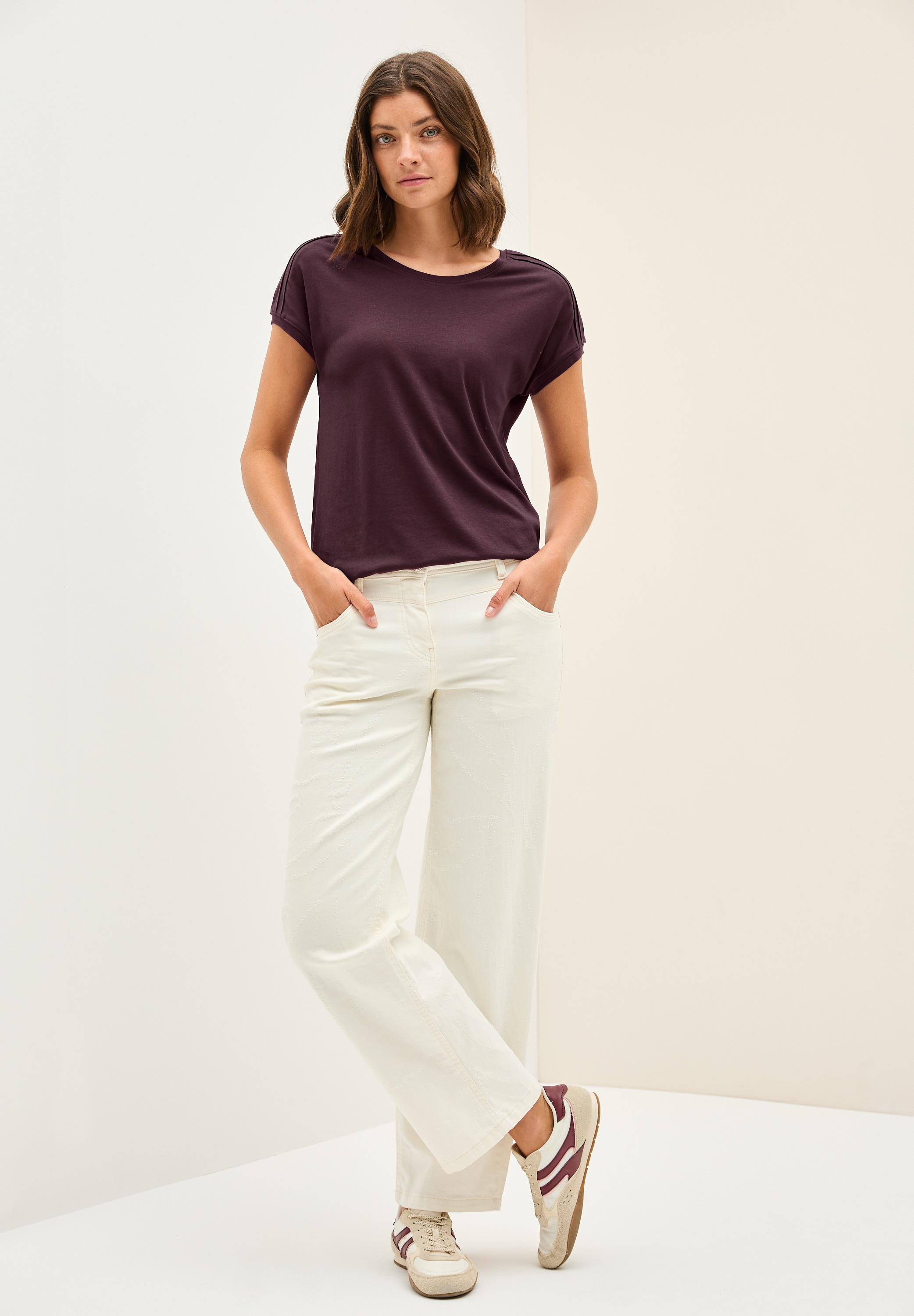 Cecil T-Shirt, mit elastischem Bund