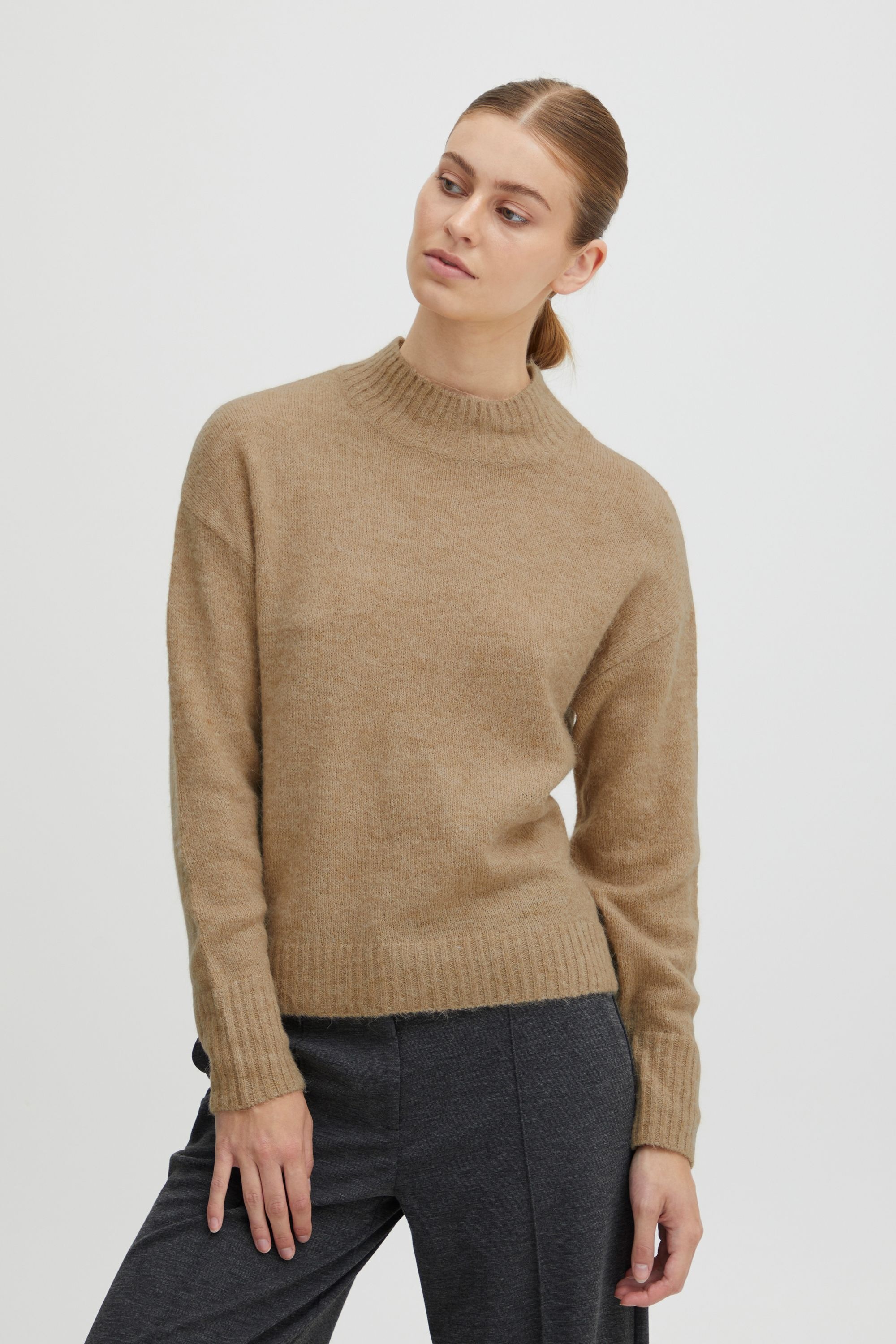Ichi Strickfleece-Pullover »Strickpullover IHKamara«