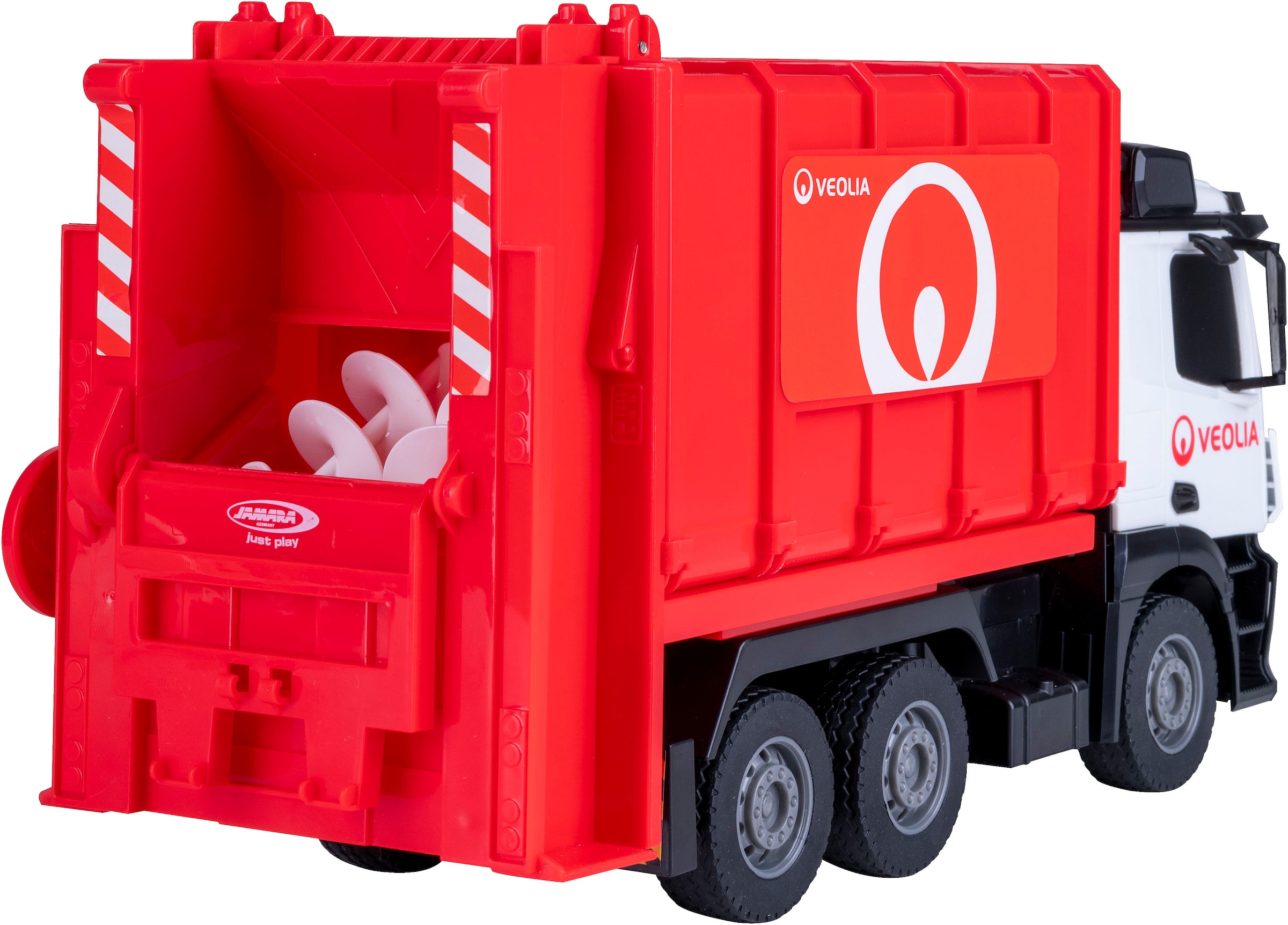Jamara RC-LKW »Müllwagen Mercedes-Benz Antos 2,4GHz«, LED-Licht vorne; Maßstab 1:26