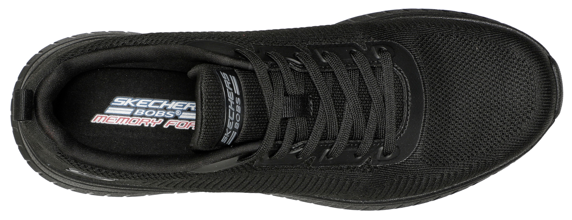 Skechers Sneaker »BOBS SQUAD CHAOS«, im monochromen Look, Freizeitschuh, Halbschuh, Schnürschuh