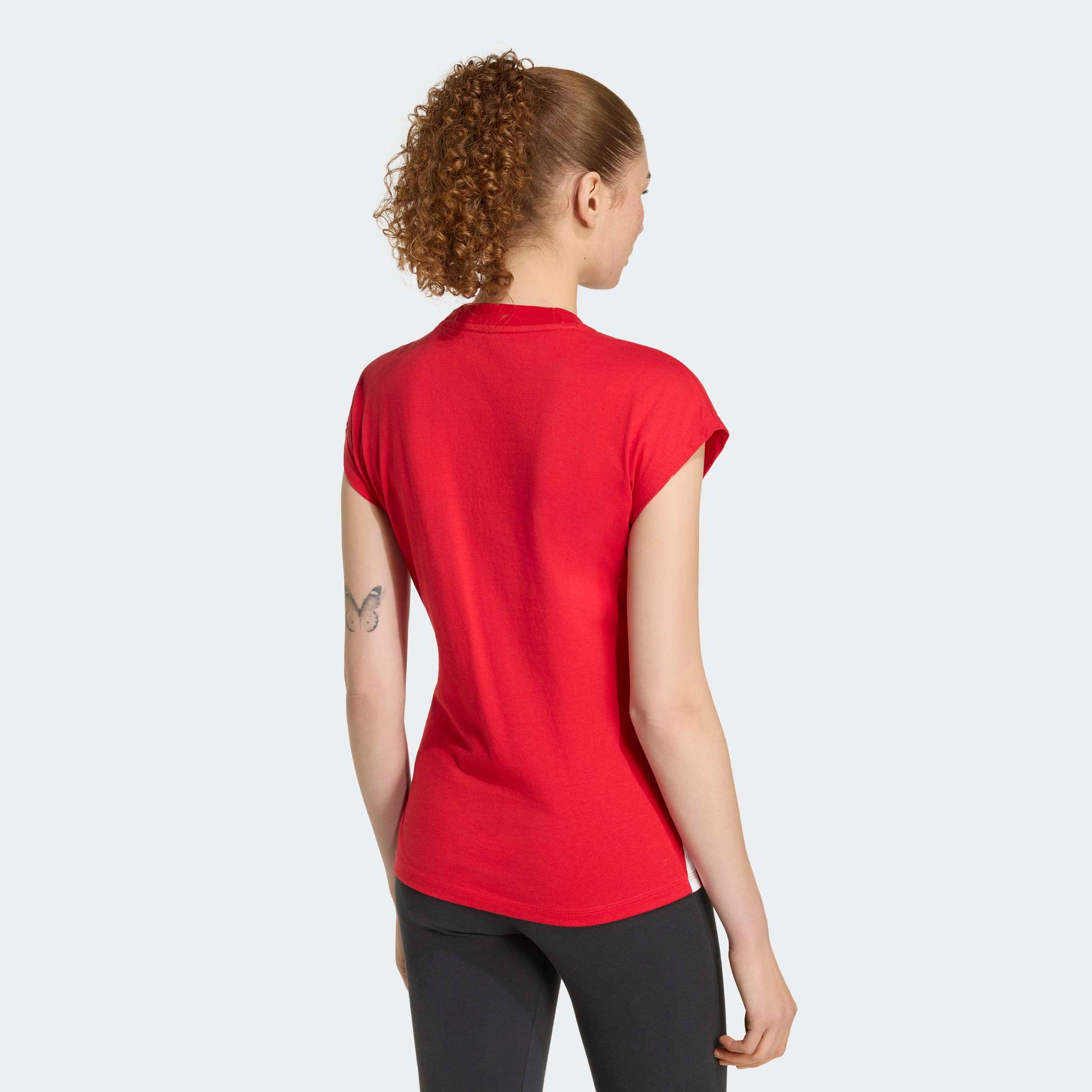 adidas Sportswear T-Shirt »ESSENTIALS 3-STREIFEN SINGLE JERSEY«