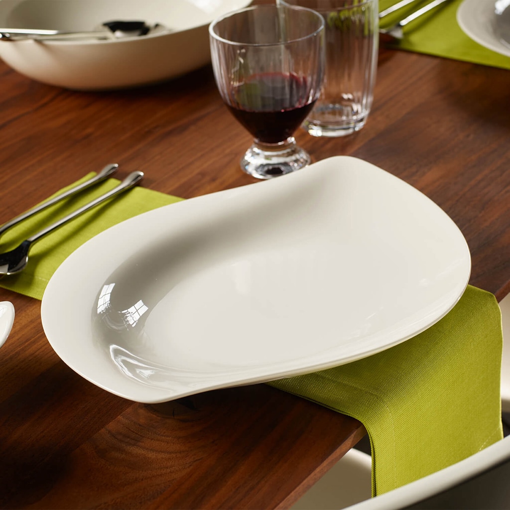 Villeroy & Boch Schale »Schalen flach New Cottage Special Serve Salad 600 ml 6er Set weiß«