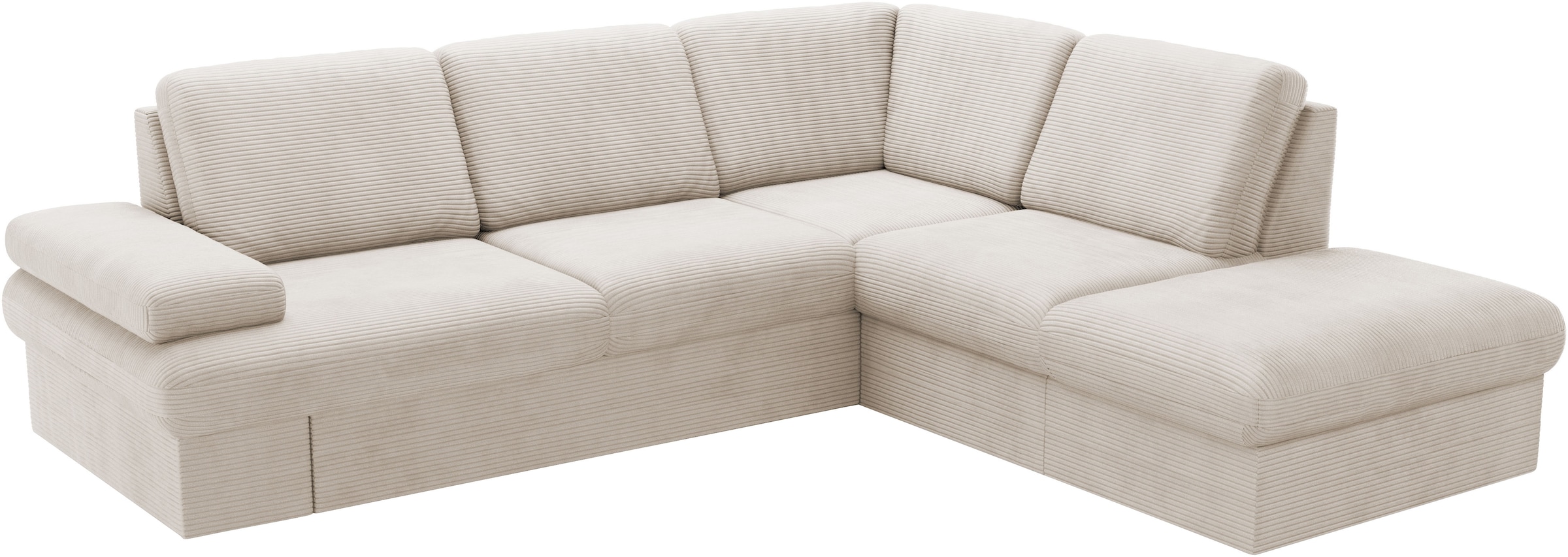 sit&more Ecksofa »Moreno L-Form, B: 238 cm«, mit Armteilverstellung, optional Bettfunktion