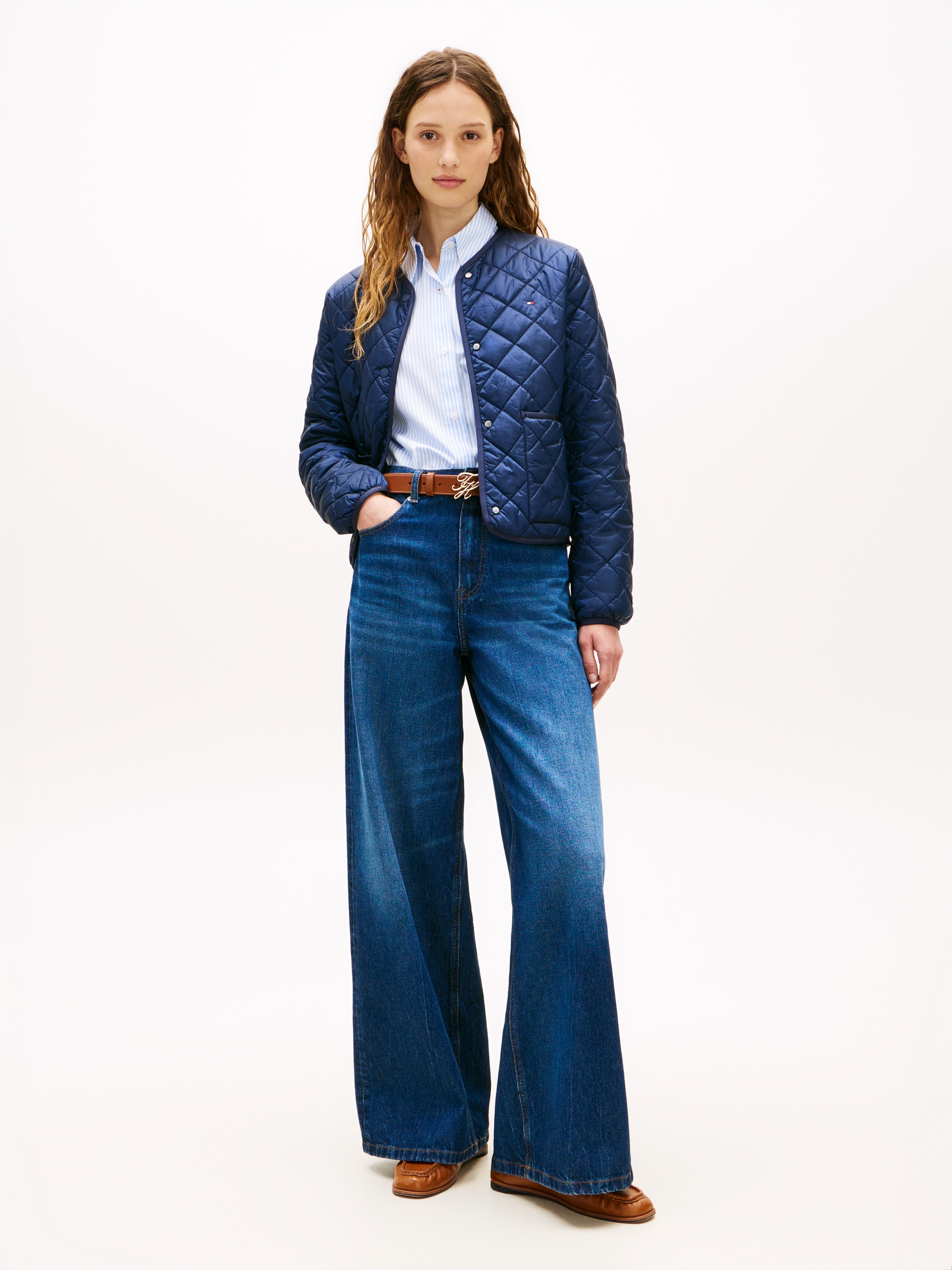 Tommy Hilfiger Steppjacke »LW PADDED REG QUILTED JACKET« in leicht verkürzter Länge, Regular Fit