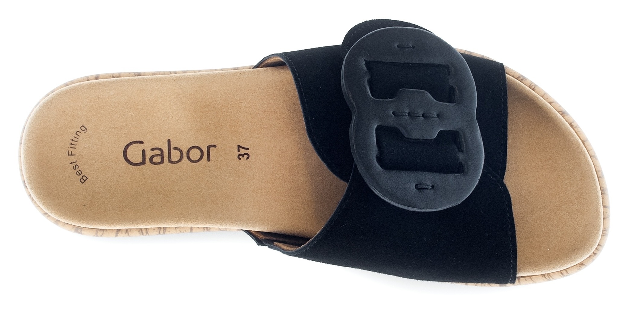 Gabor Pantolette, Plateau, Sommerschuh, Bequemschuh, Best Fitting für gute Passform