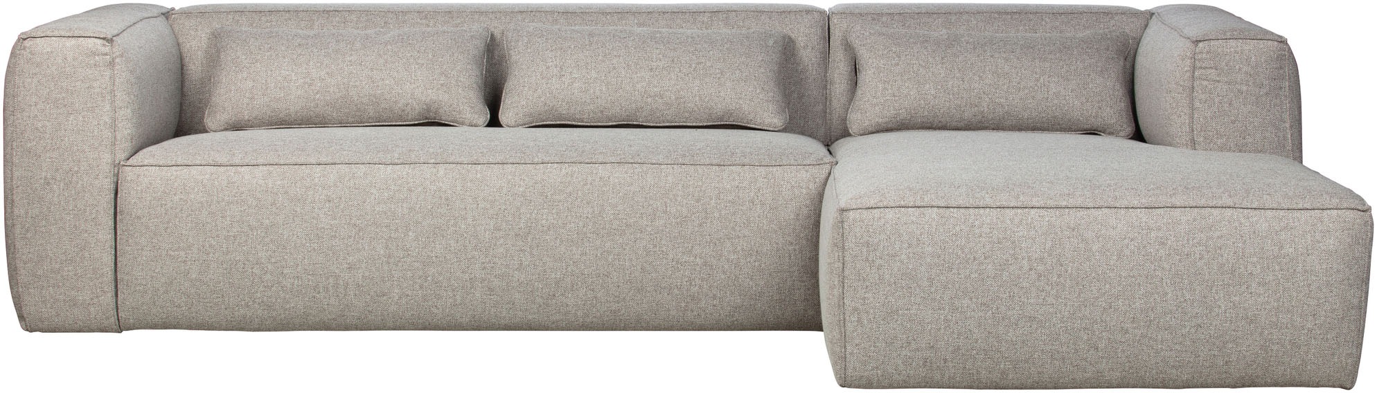 WOOOD Ecksofa »Bean« mit Ottomane, inklusive Kissen, Breite 305 cm
