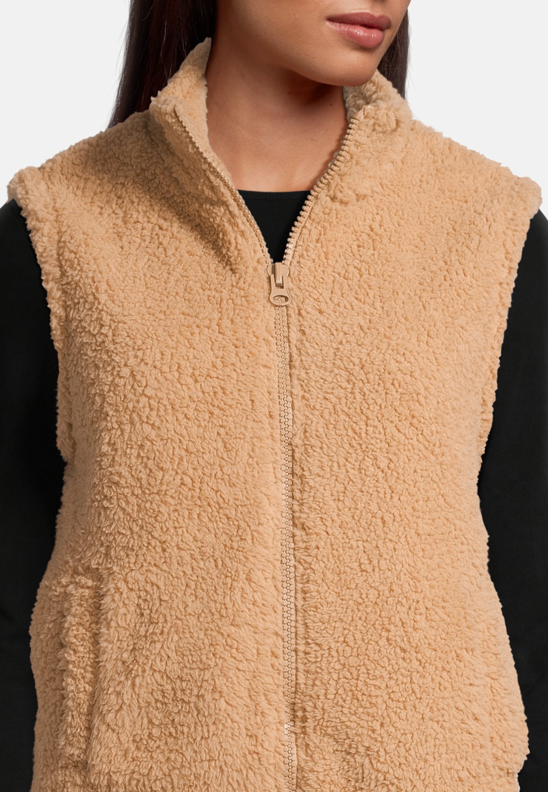 salzhaut Plüschweste »Weste Momang«