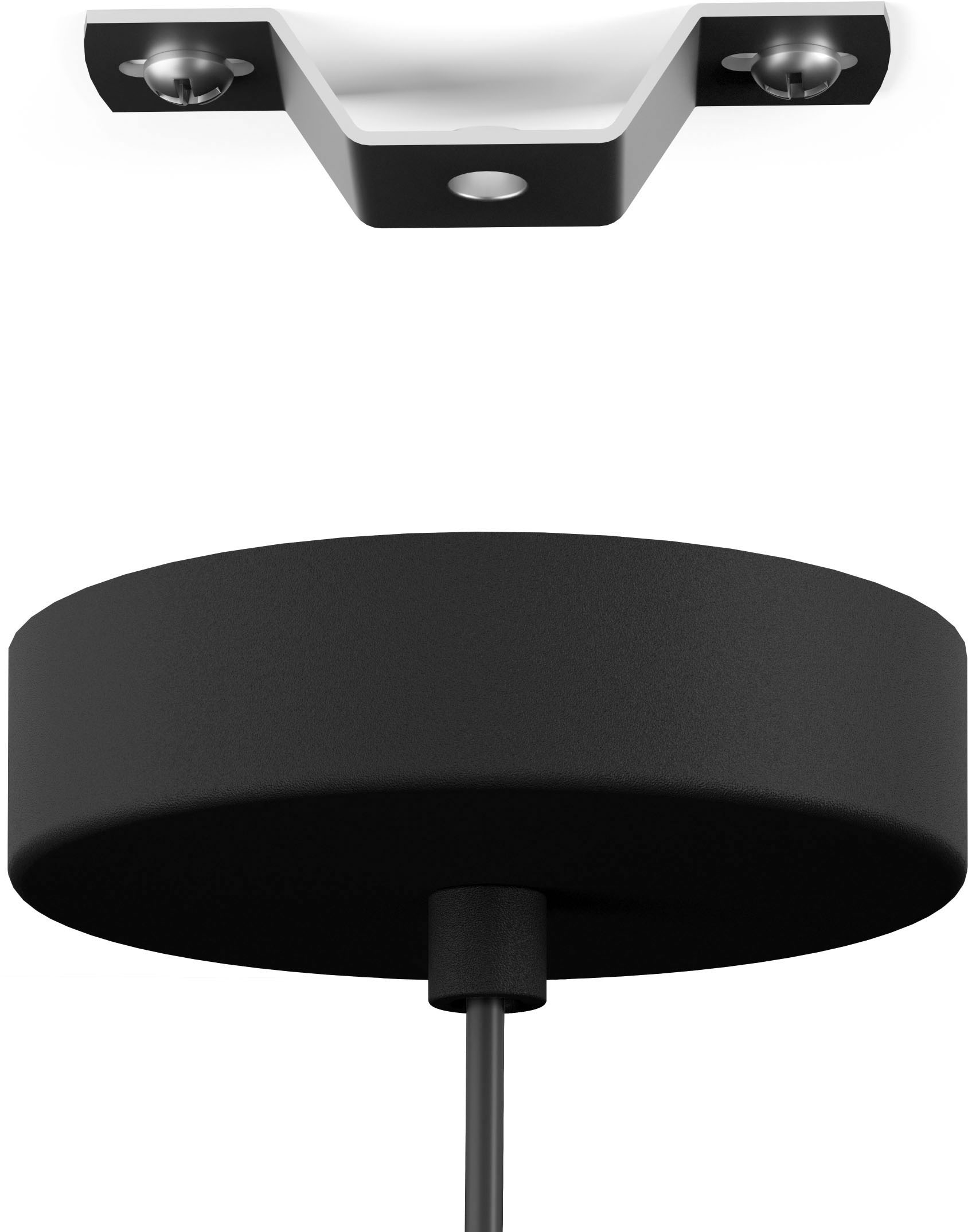 EGLO Hängeleuchte »CANTERRAS« E27 1 Stk. Hängeleuchte in schwarz aus Stahl  -  exkl. E27 - 40W