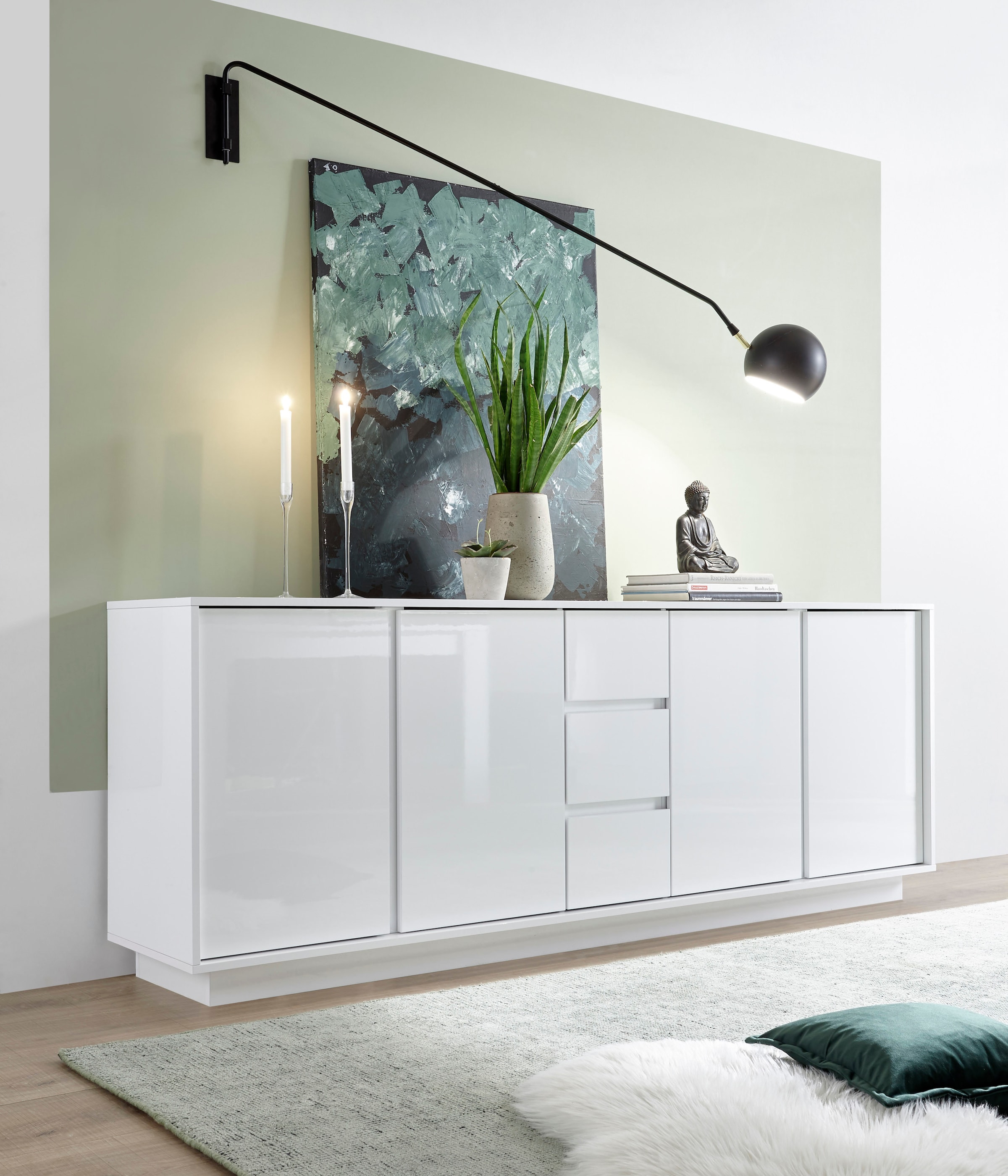Home affaire Sideboard »Ice« grifflos