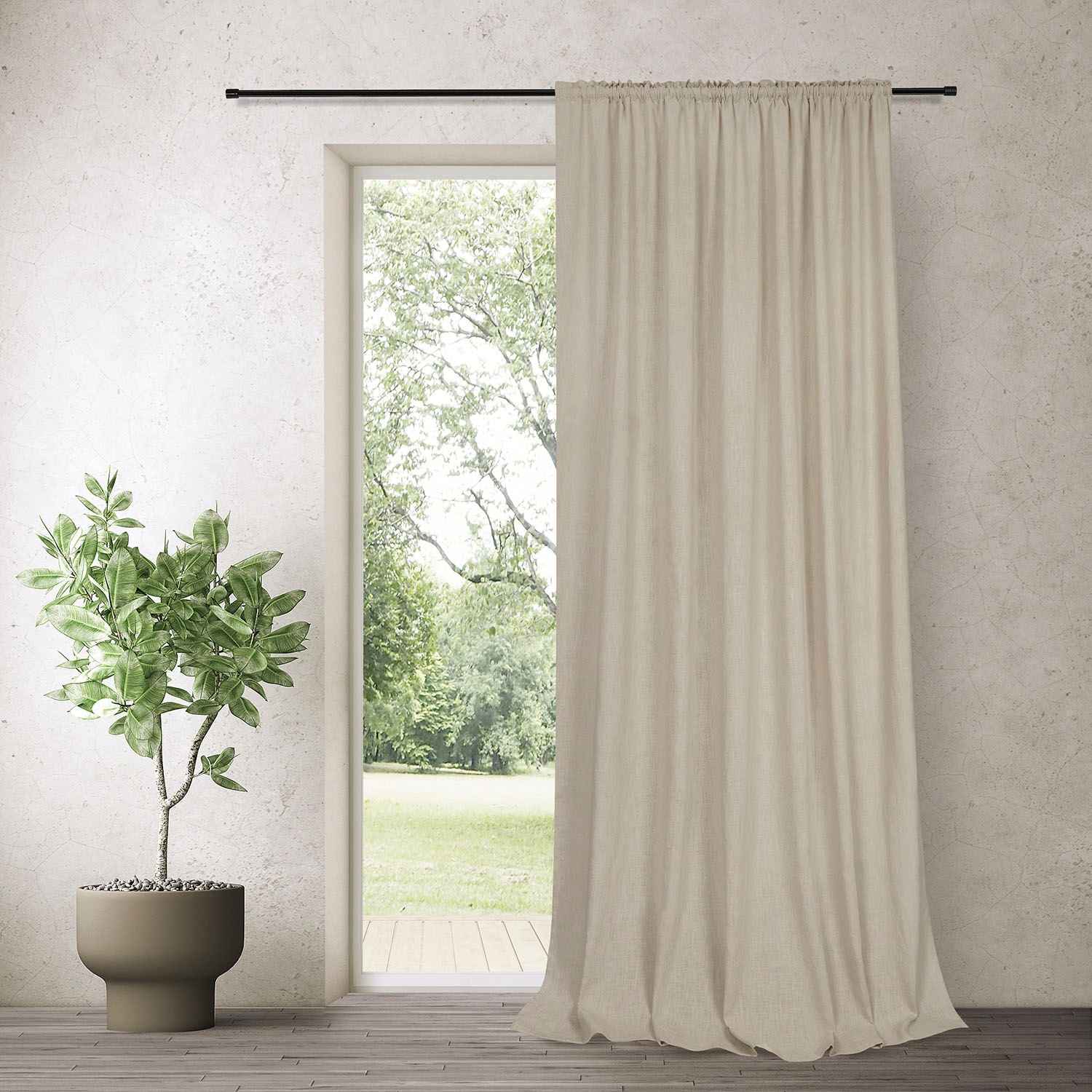 Gerster Vorhang »Abra« verdeckte Schlaufen 1 Stk. tlg. Fertiggardine "Abra"