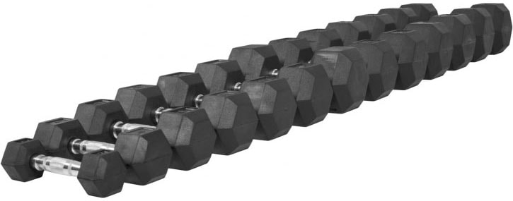Kurzhantel »Hexagon Kurzhantel Gummiert 4-30 kg«