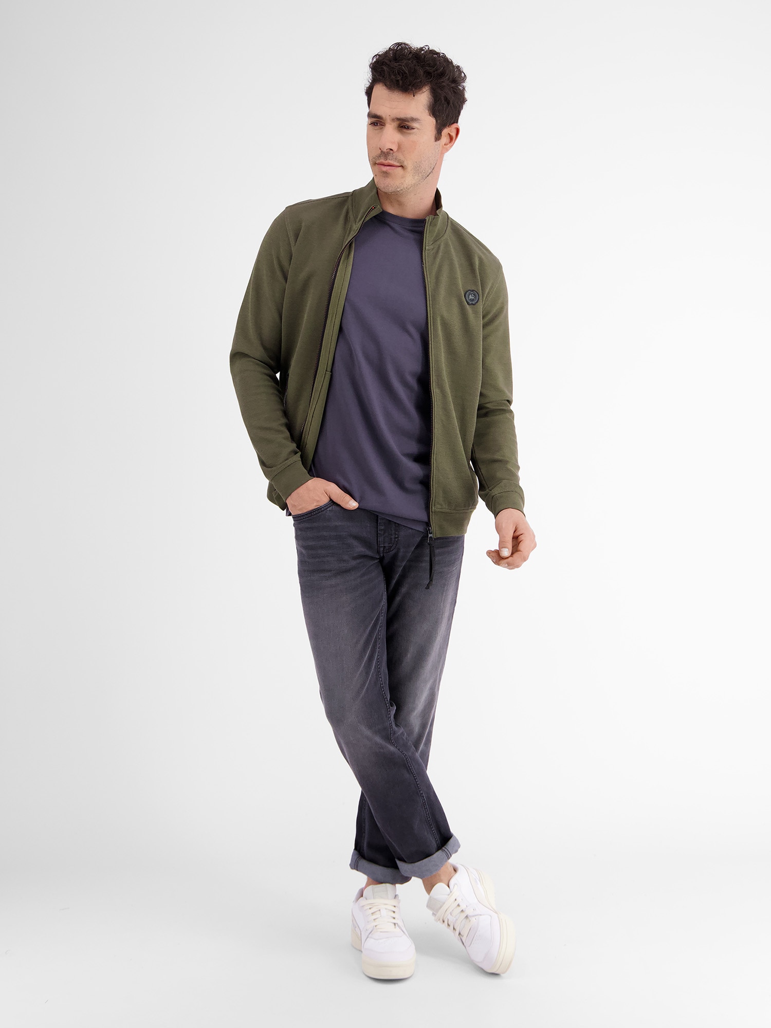 LERROS Sweatjacke »LERROS Sweatjacke in Strukturqualität«