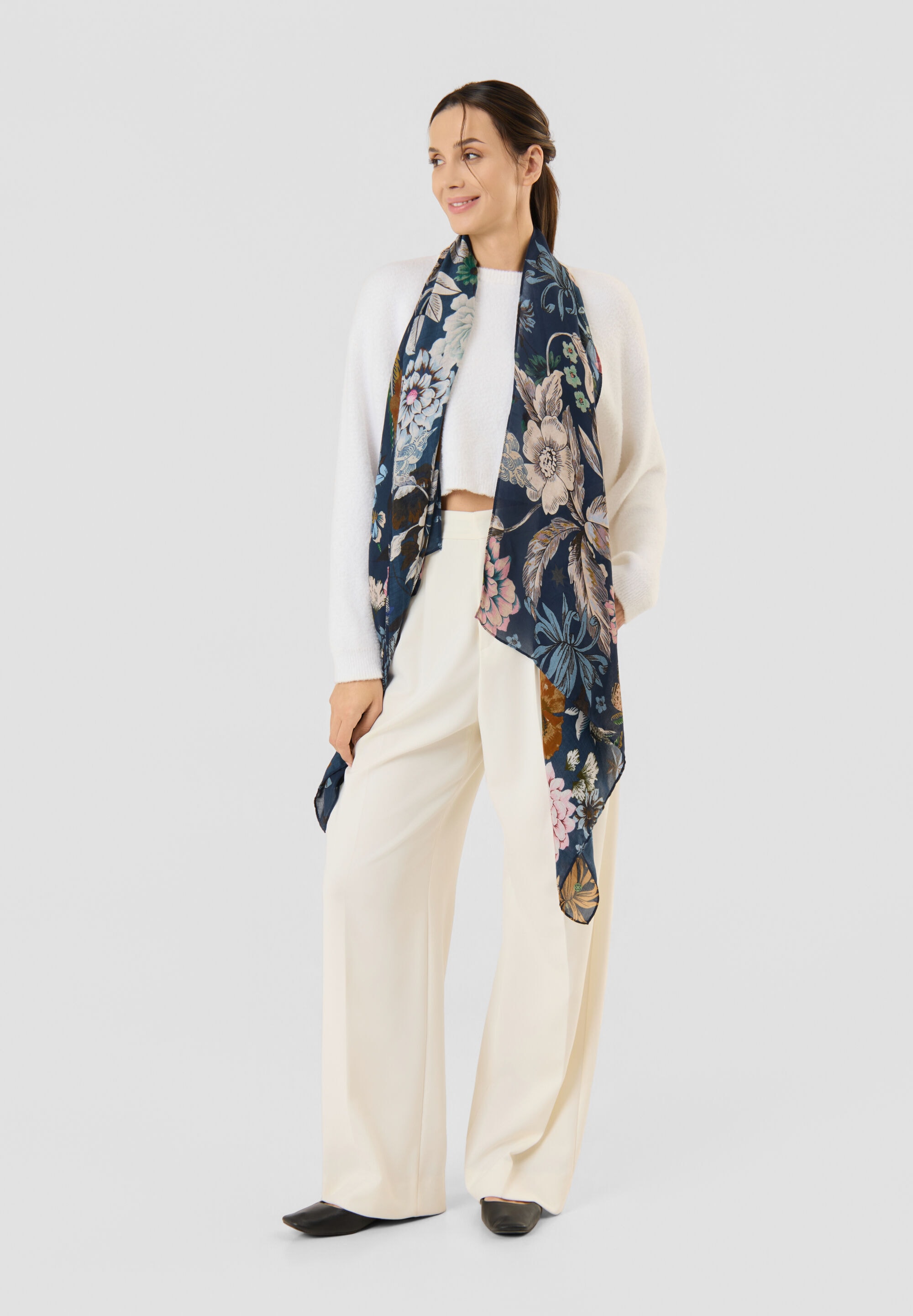 Codello Modetuch »Codello Schal« mit Blumenmuster