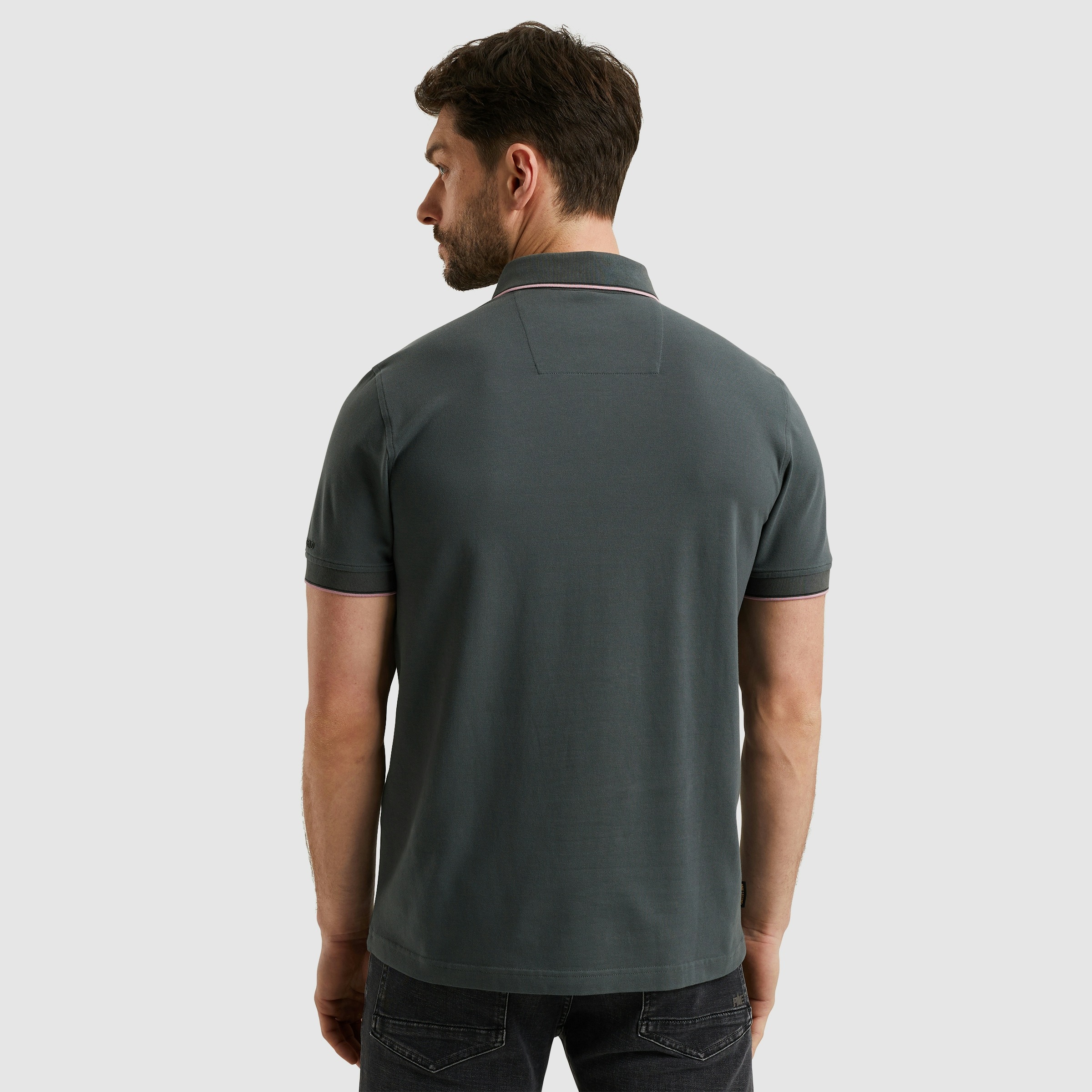 PME LEGEND Poloshirt »Short sleeve polo stretch pique package«, mit Schriftzug