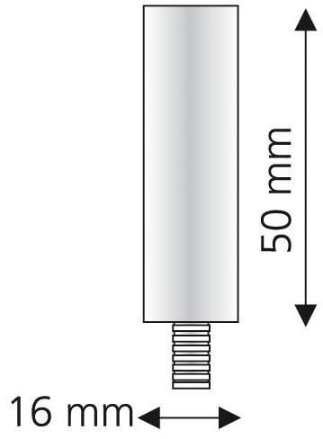 Liedeco Deckenträgerverlängerung »Power«, (1 St.), für Gardinenstangen Ø 20 mm