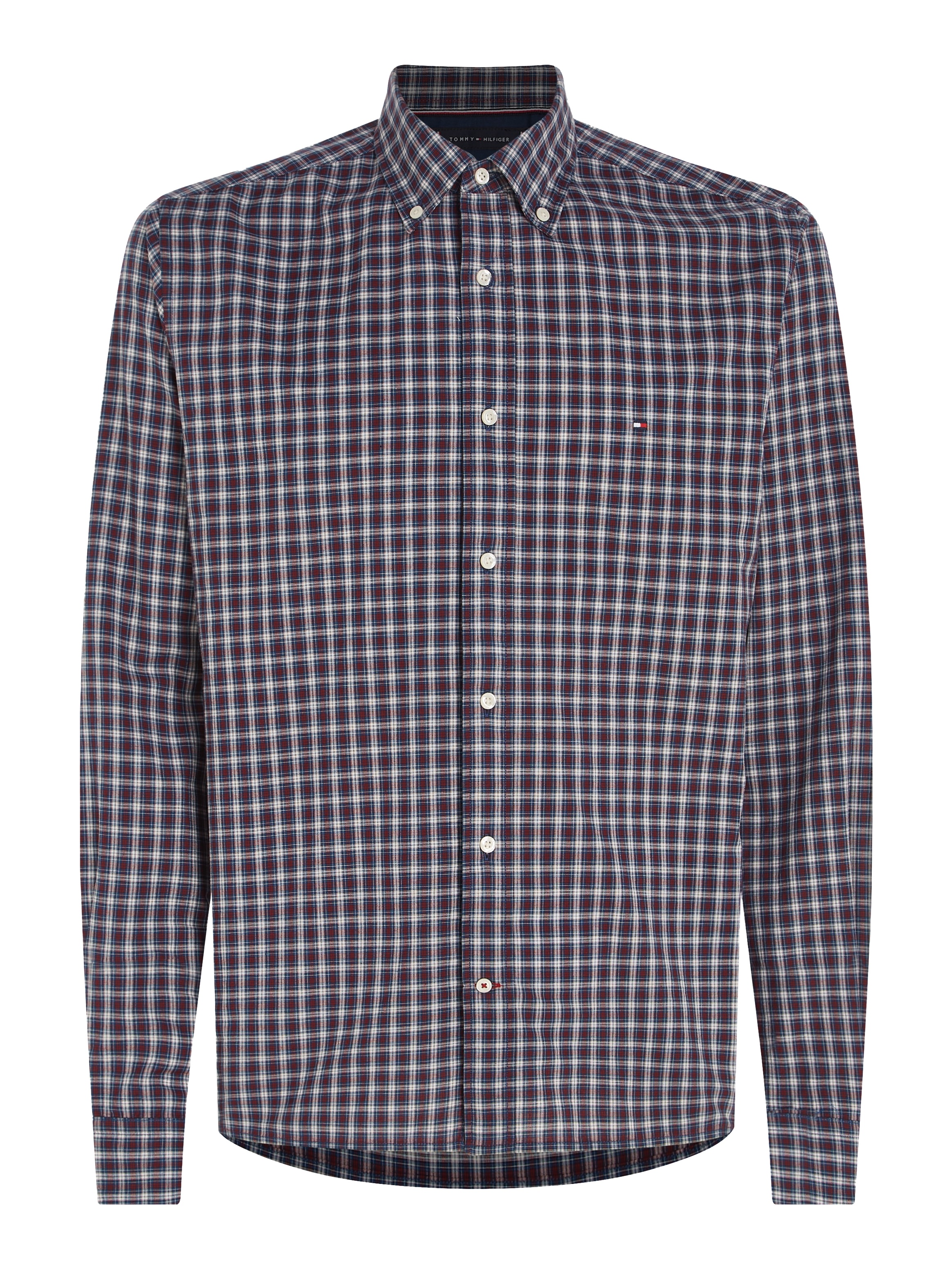Tommy Hilfiger Karohemd »NAT. SOFT FLEX MINI TARTAN RF«