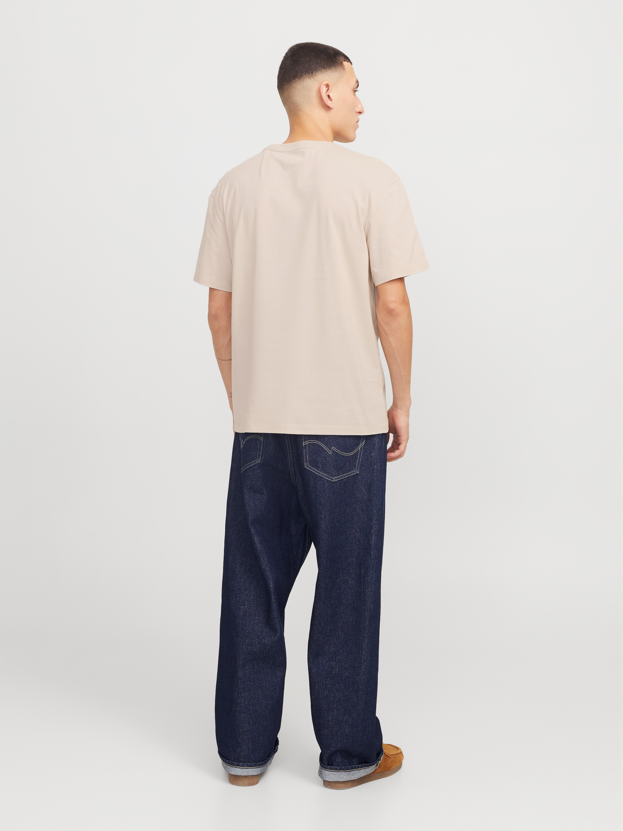 Jack & Jones Rundhalsshirt »JJEBRYAN CORP LOGO TEE SS O-NECK NOOS«, mit Logo Druck