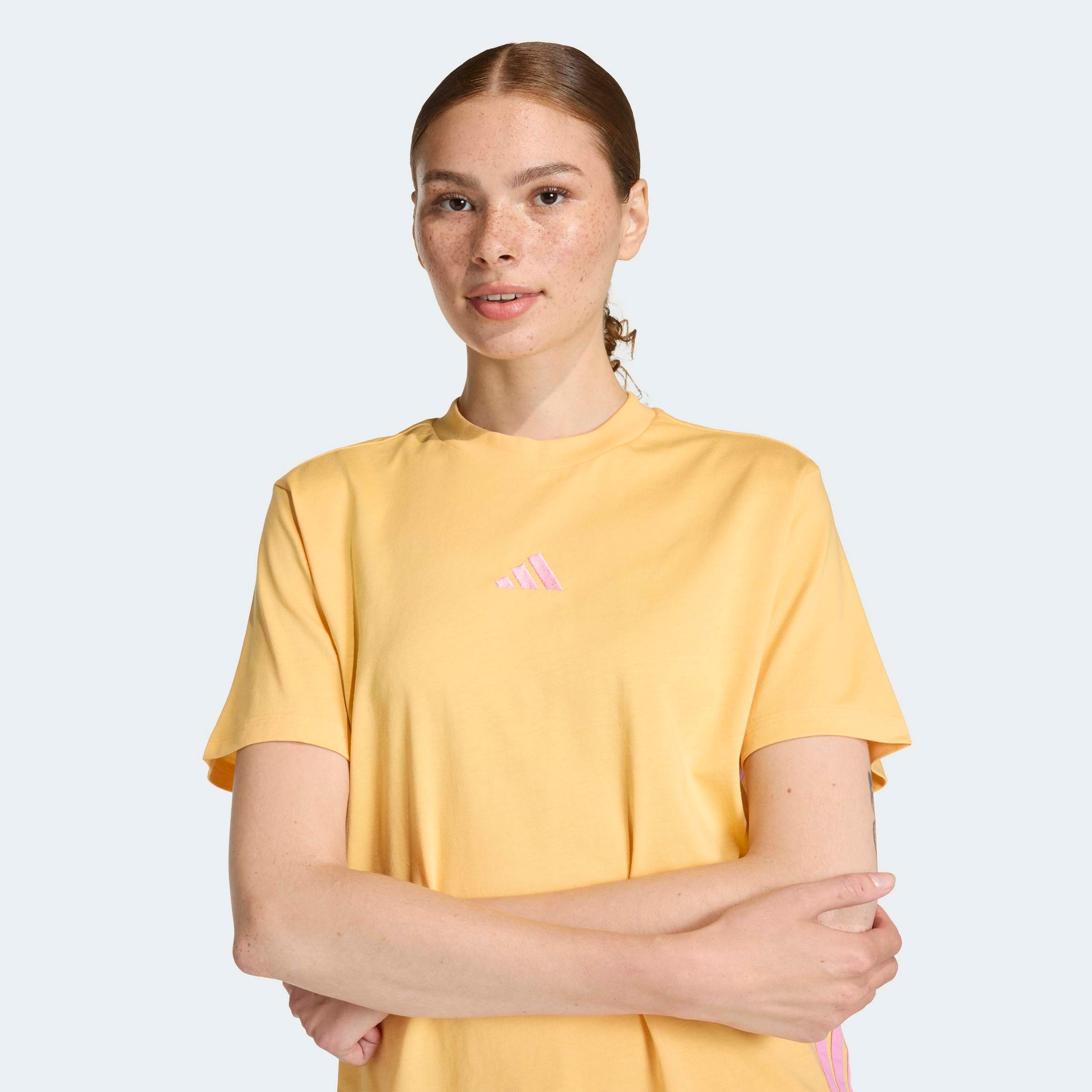 adidas Sportswear T-Shirt »ESSENTIALS 3-STREIFEN COTTON«