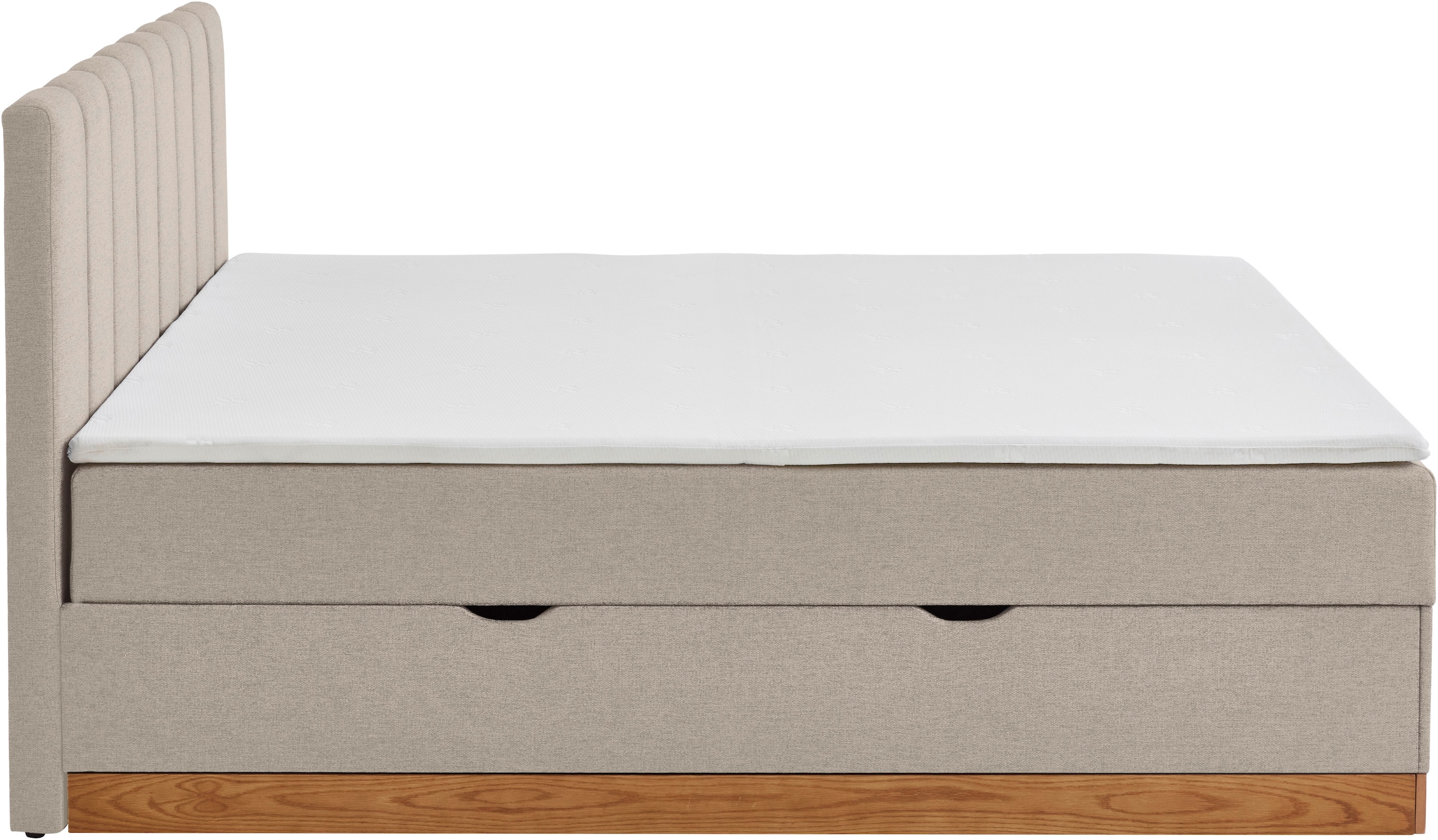 Home affaire Boxbett »Frappelle inkl. Bettkasten, erhältlich in der Größe 180x200cm, H3« inkl. PUR-Schaum-Topper